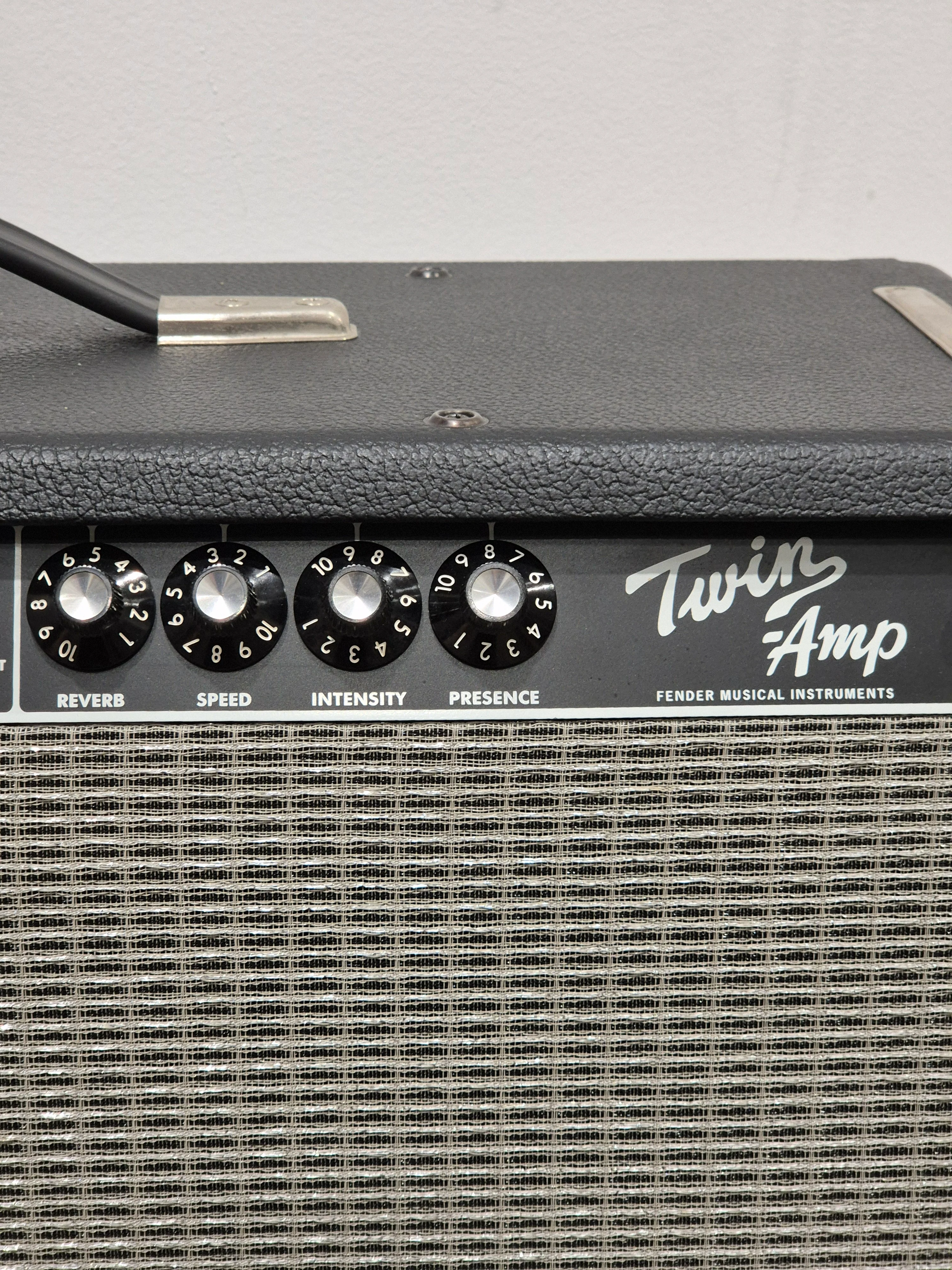 Fender Twin Amp Amplifier - 100 Watts, Reverb - Excellent w/ Flight Case and Footswitch - Image 4