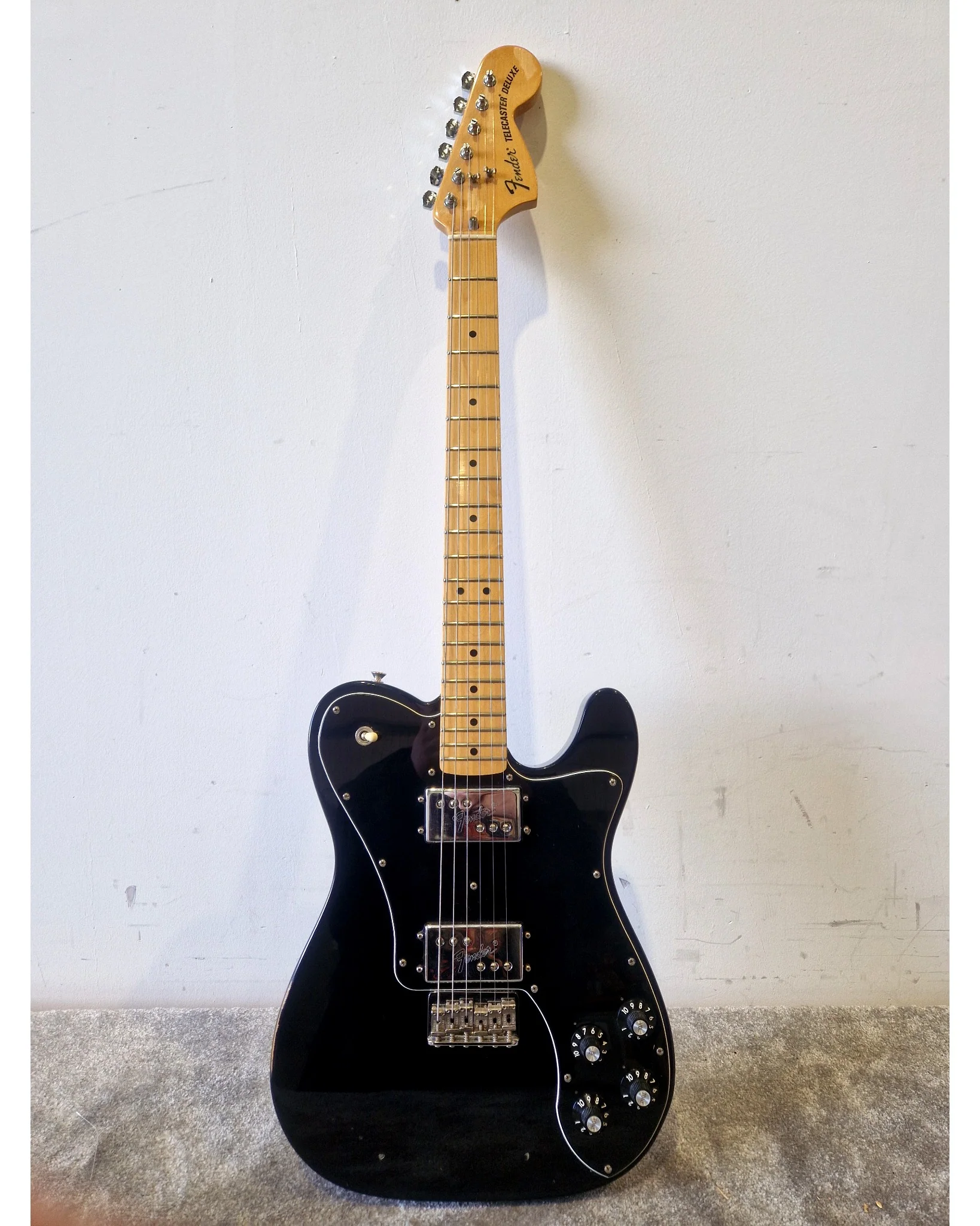 Fender Vintera Telecaster Deluxe Mexican S/N: MZ7008814 - Black – Electric Guitar - Good w/ New Strings & Hard Case - Image 12