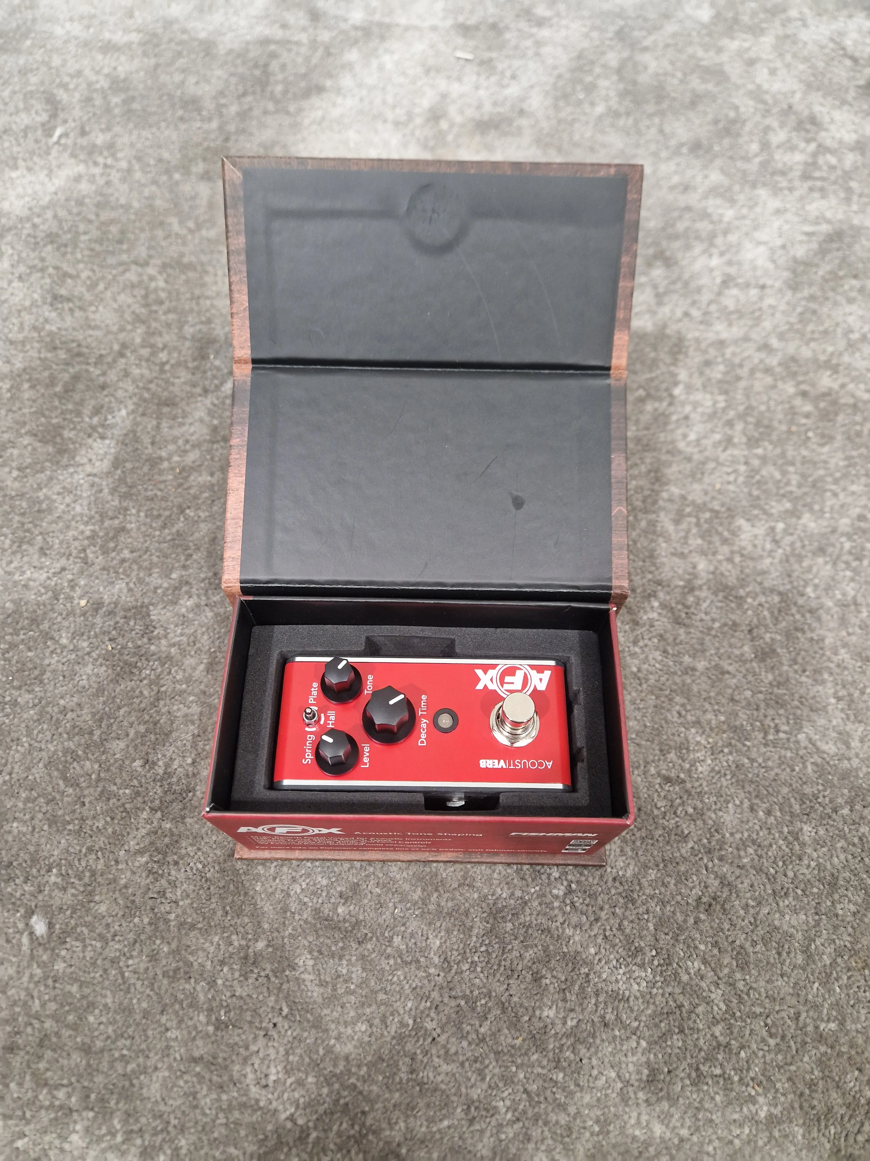 Fishman Acousticverb Afx Effects Pedal - Reverb & Chorus, Stereo Output - Excellent w/ Original Box & Power Supply - Image 5