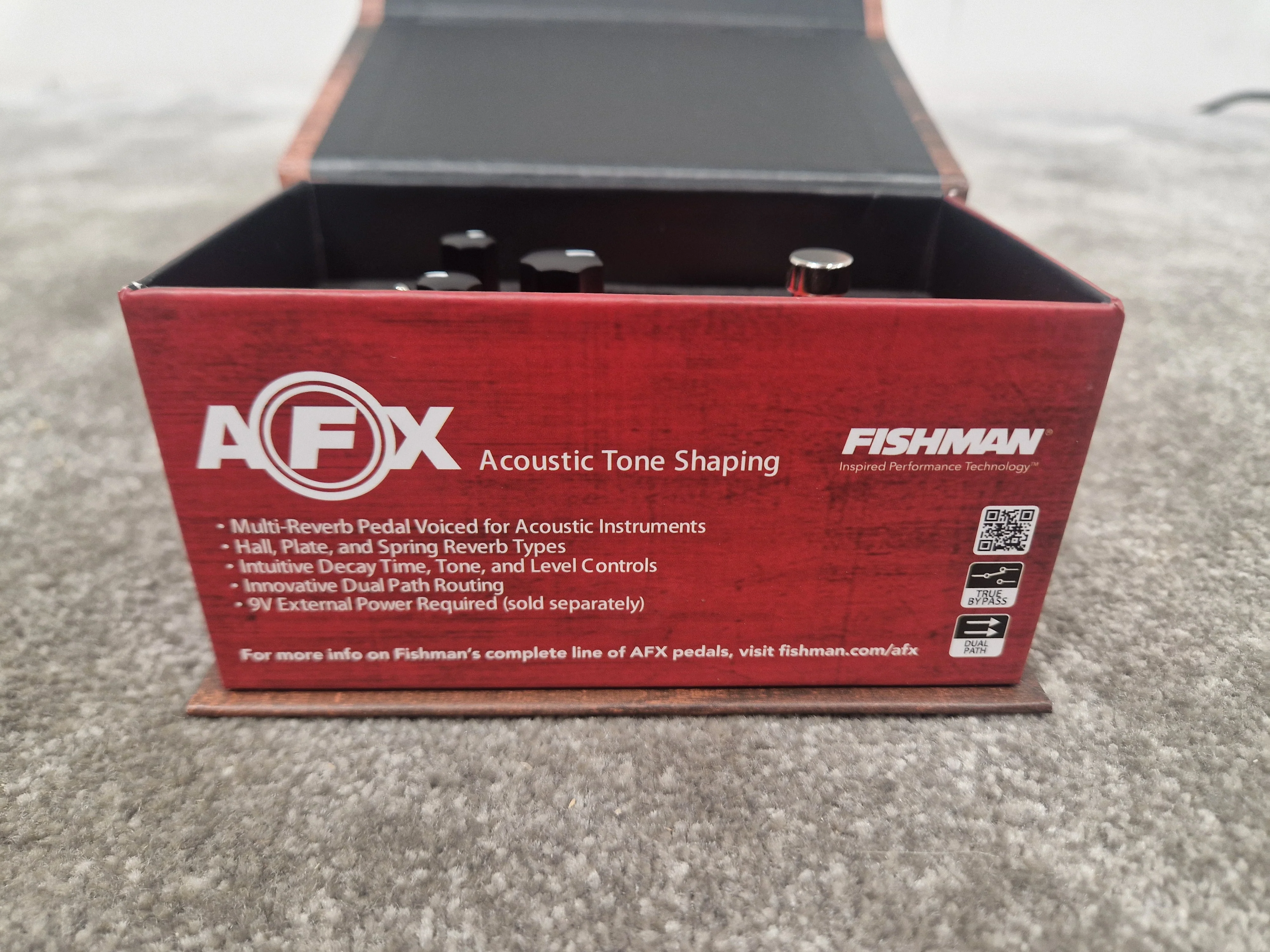 Fishman Acousticverb Afx Effects Pedal - Reverb & Chorus, Stereo Output - Excellent w/ Original Box & Power Supply - Image 6