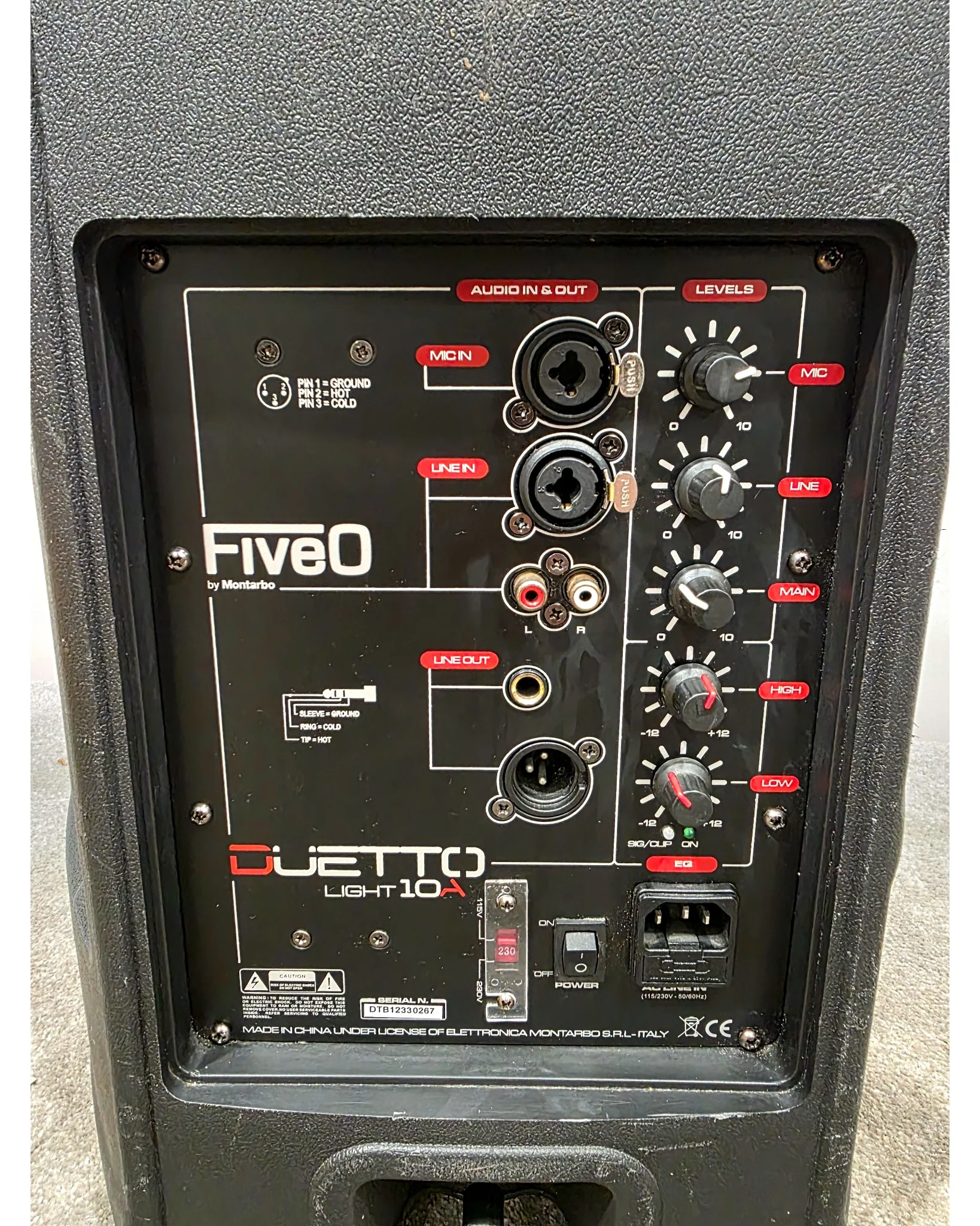 FiveO Duetto Light 10A - PA Speakers Pair - Black - Good - Image 4