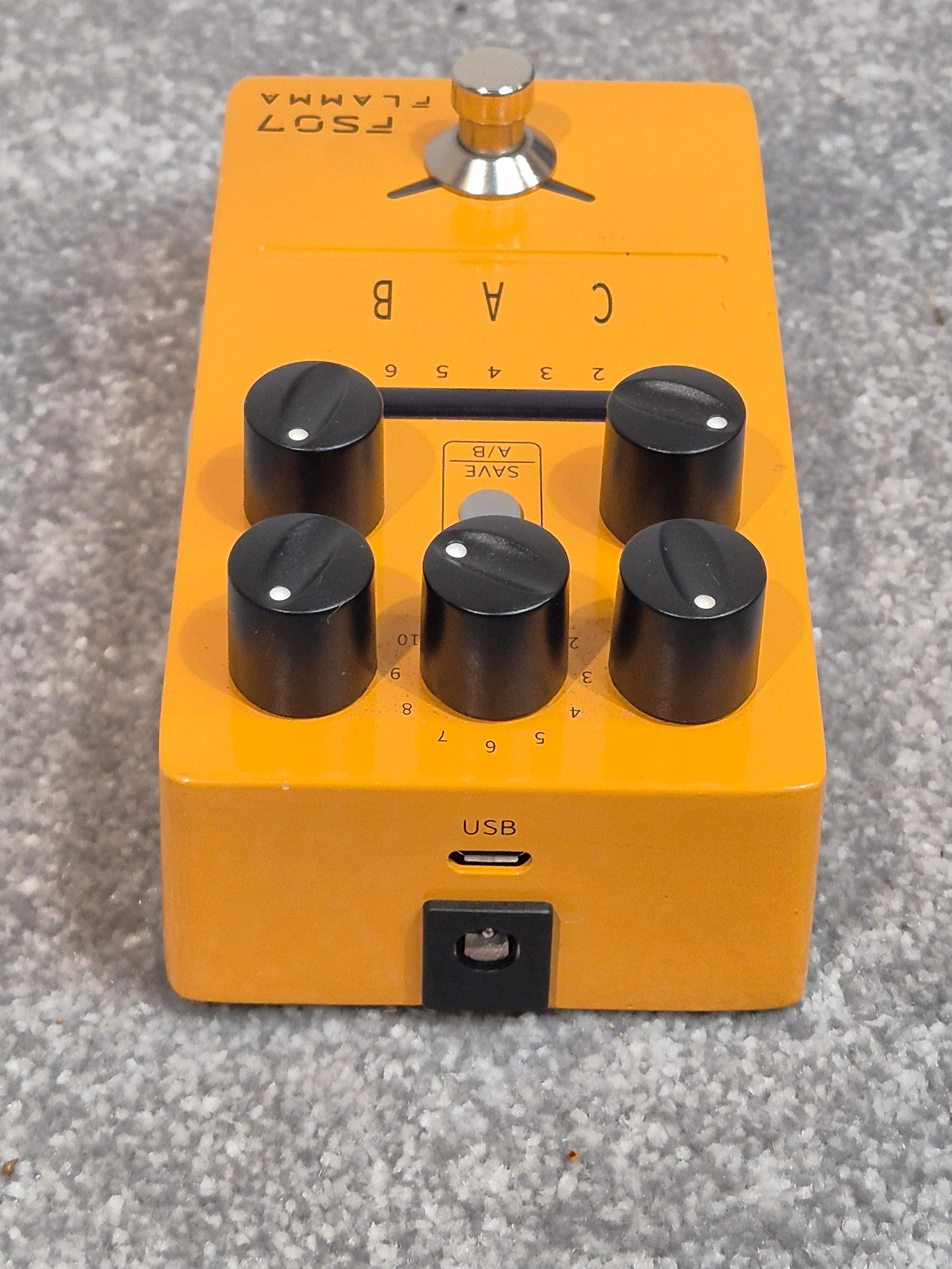 Flamma FS07 Cab – Compact Cabinet Simulation Pedal, Yellow – Mint w/ Manual & Original Box - Image 5
