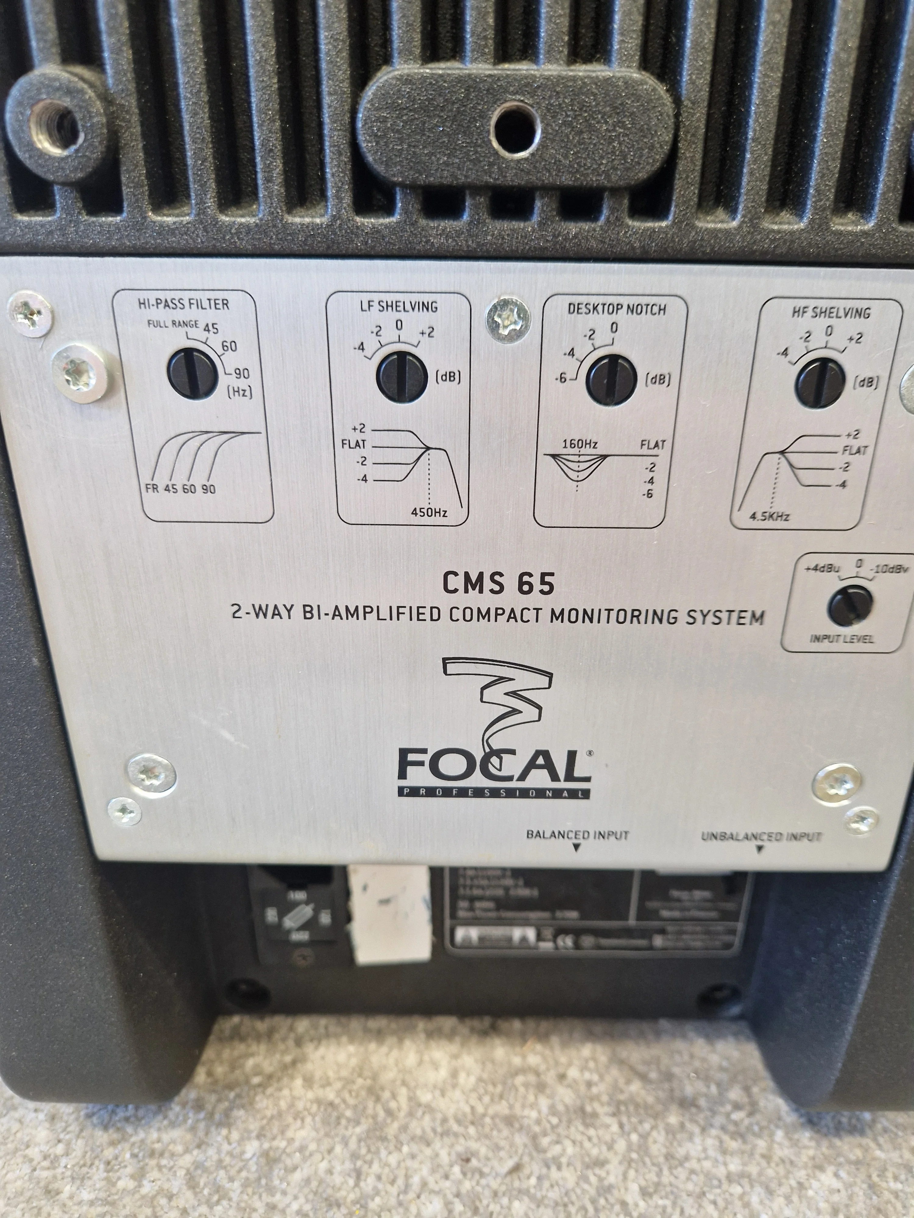 Pair of Focal CMS65 Speakers - 6.5" Woofer, 1" Tweeter - Very Good - Image 2
