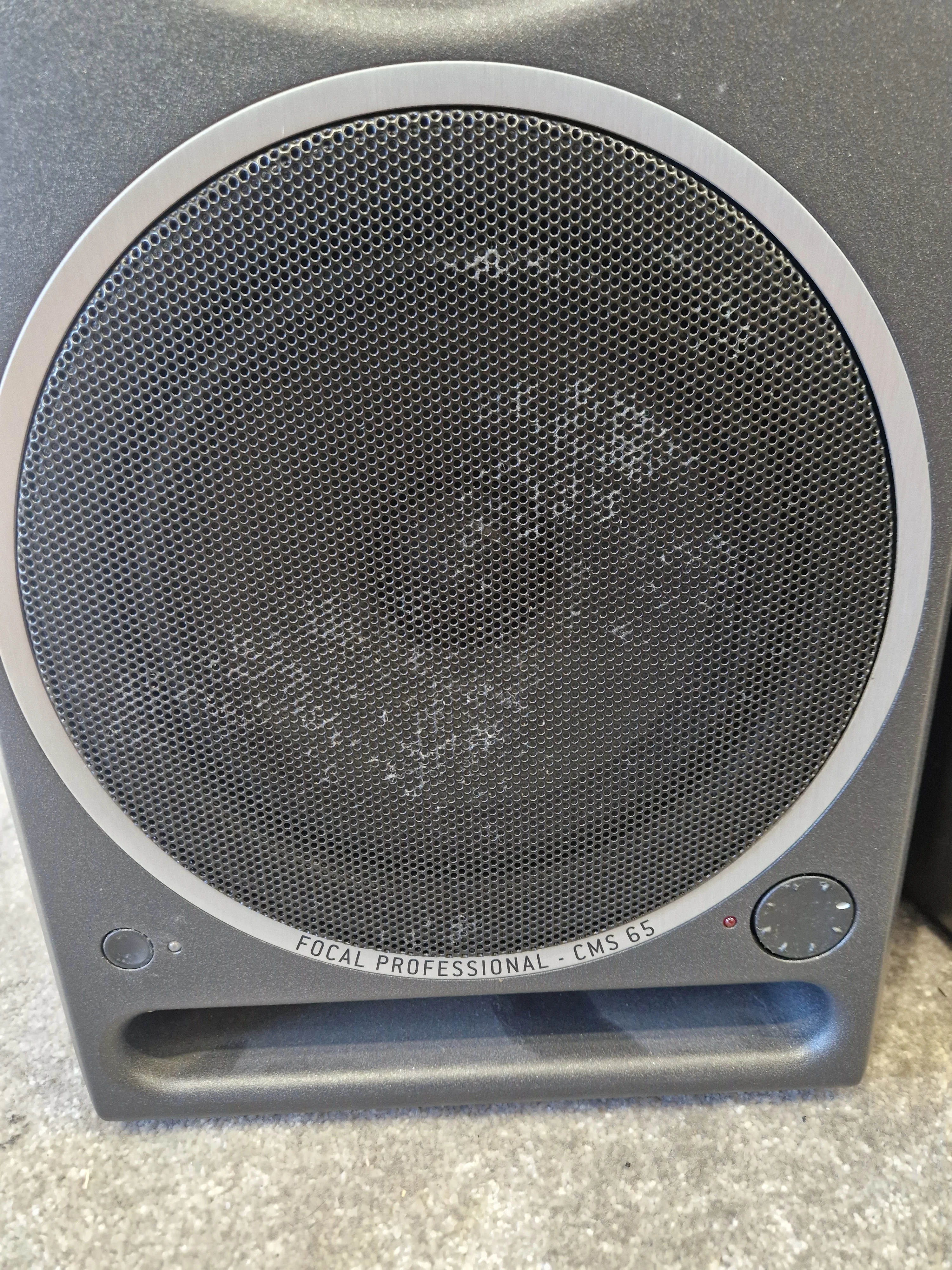Pair of Focal CMS65 Speakers - 6.5" Woofer, 1" Tweeter - Very Good - Image 8