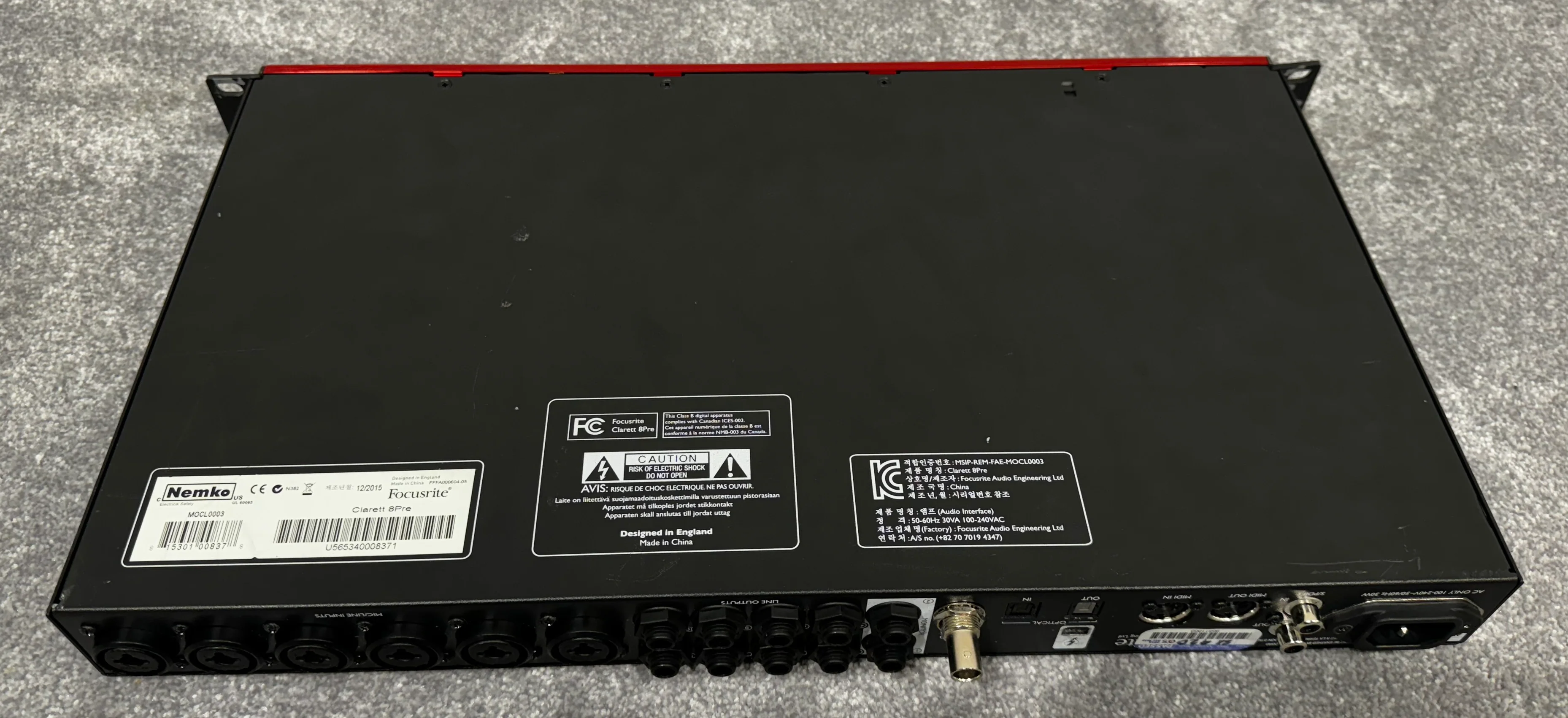 Focusrite Clarett 8Pre Professional Audio Interface - Image 5