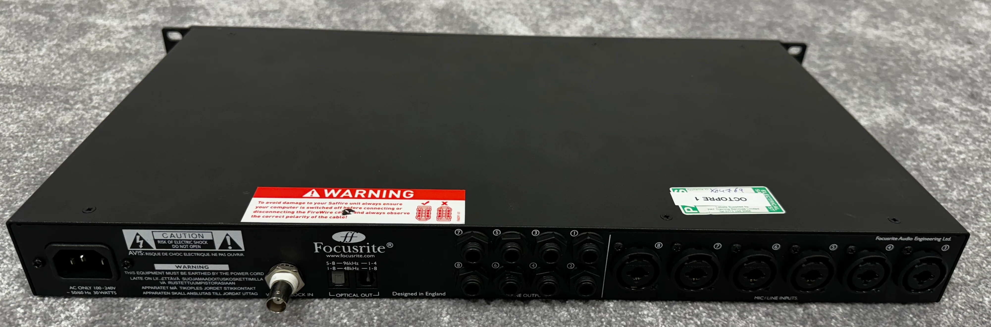 Focusrite Octopre Mk 2 Audio Interface Expansion - Image 3