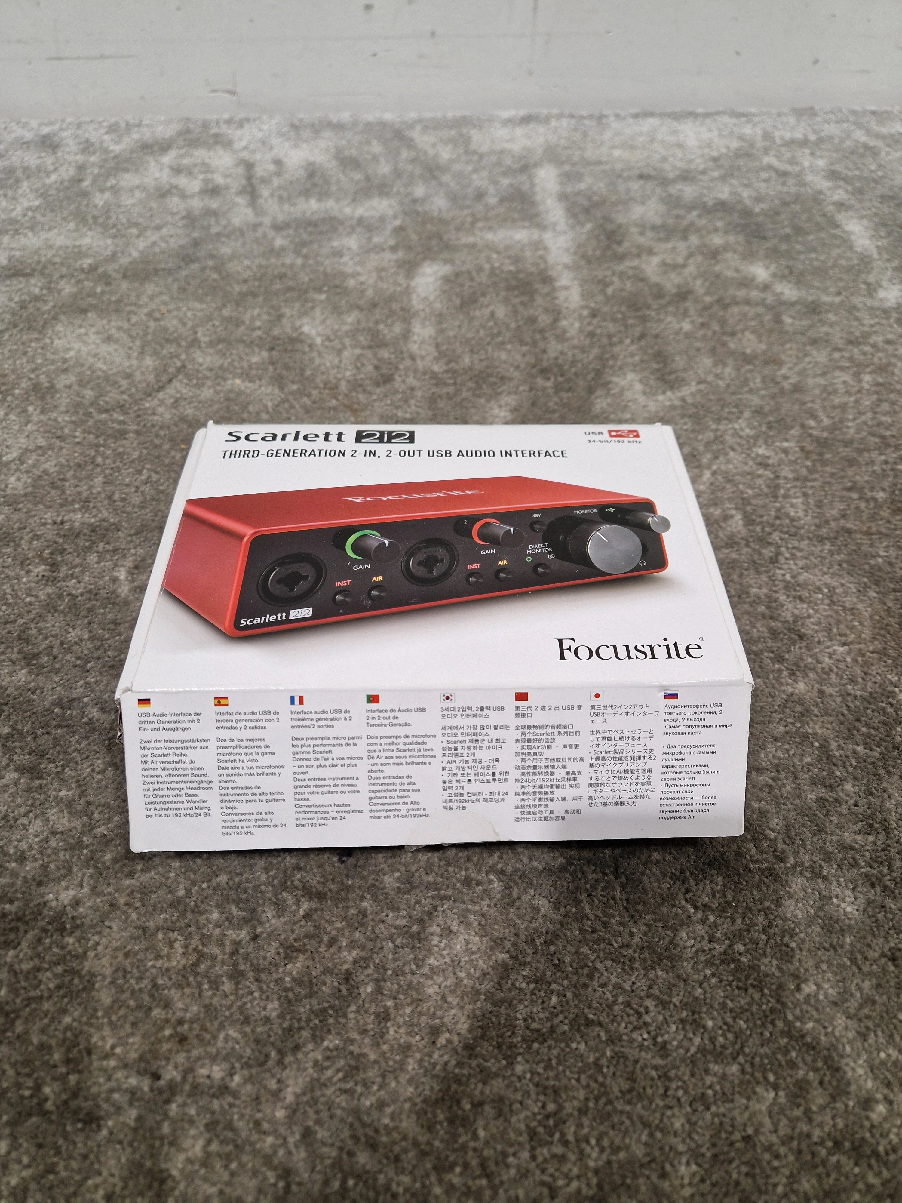 Focusrite Scarlett 2I2 Audio Interface - USB Connectivity - Excellent w/ Original Box - Image 2