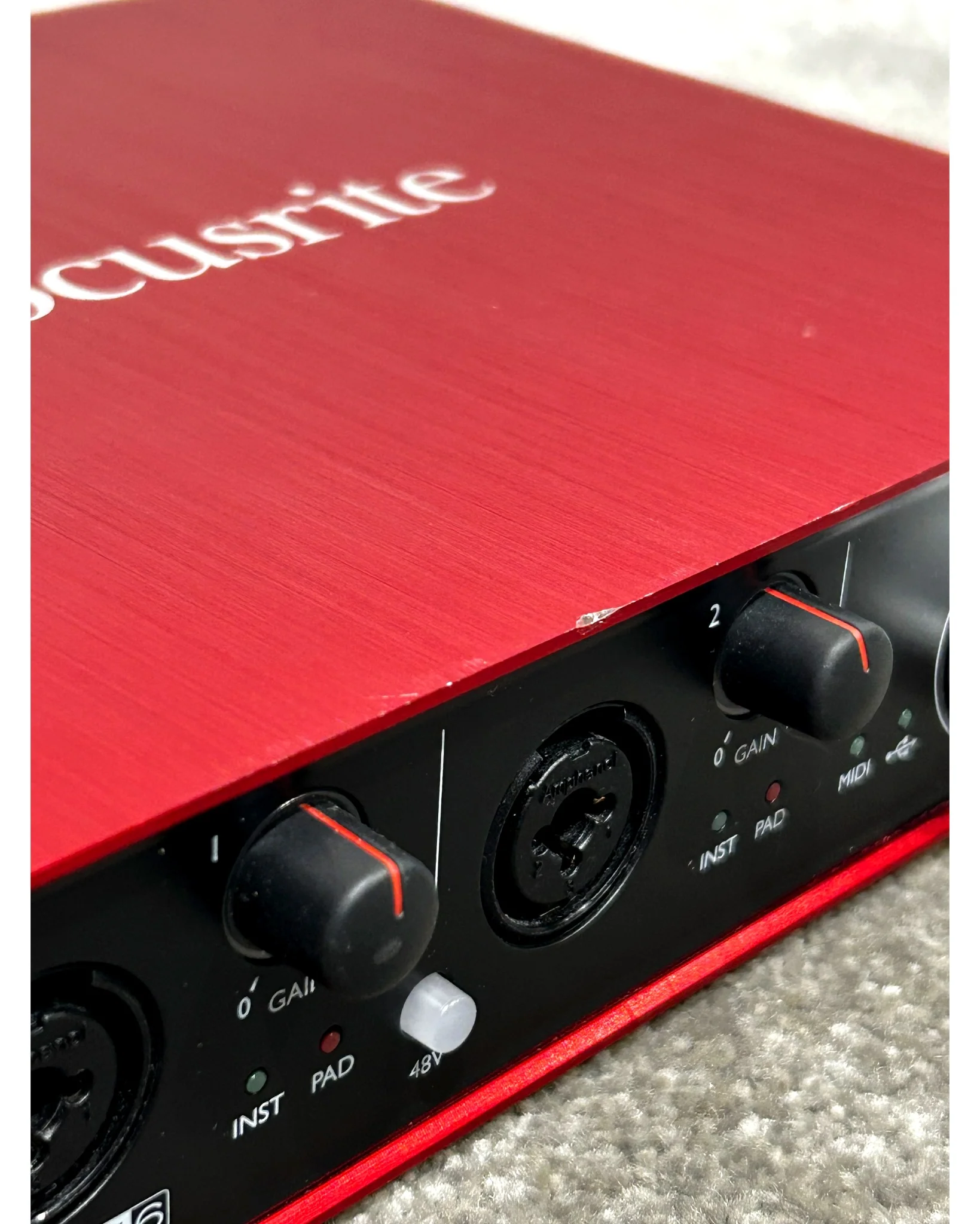 Focusrite Scarlett 6i6 - Audio Interface - Red - Good - Image 7
