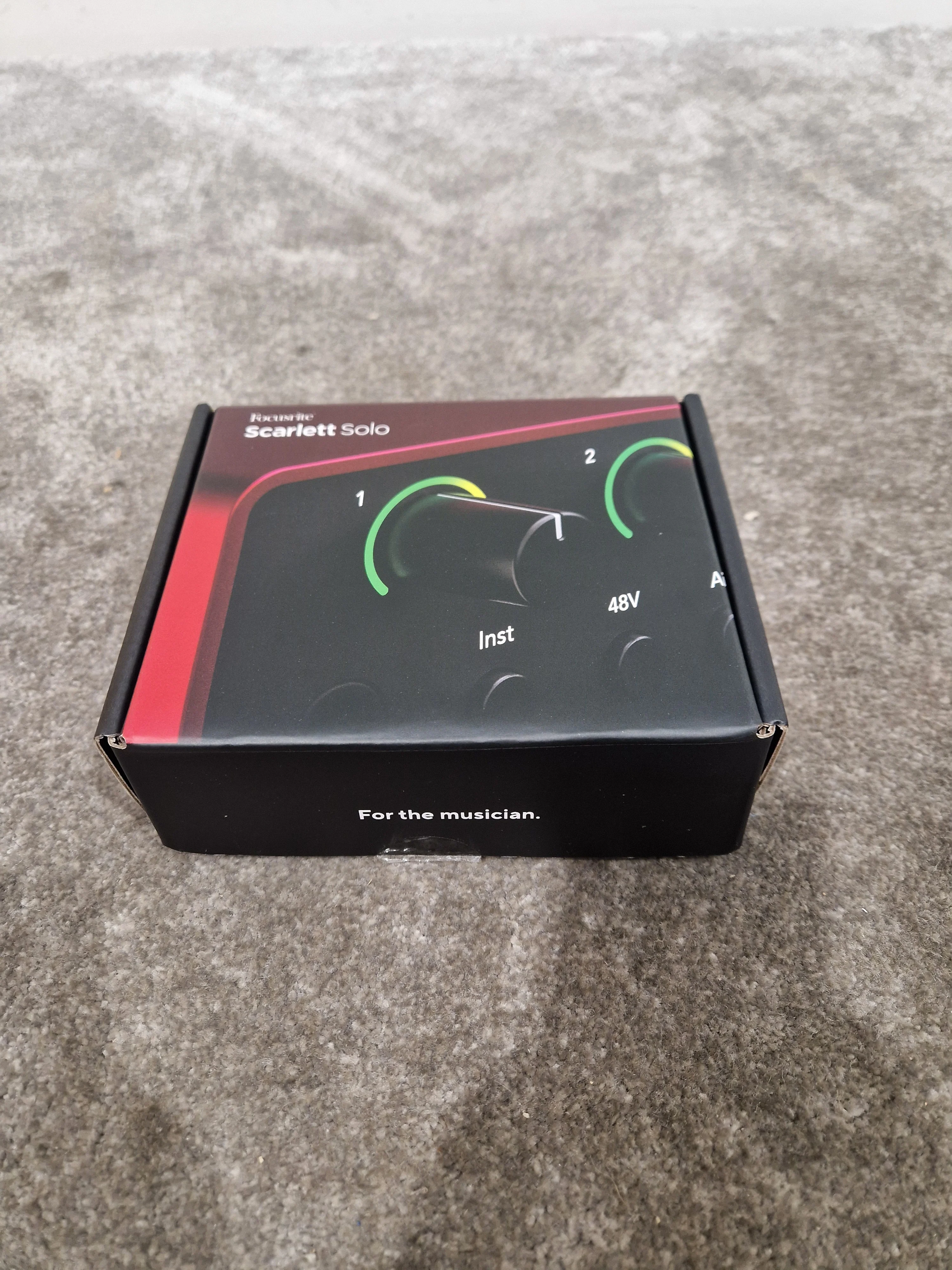 Focusrite Scarlett Solo 4TH Gen - High-Resolution Audio Interface - Excellent w/ Original Box & Power Supply - Image 3