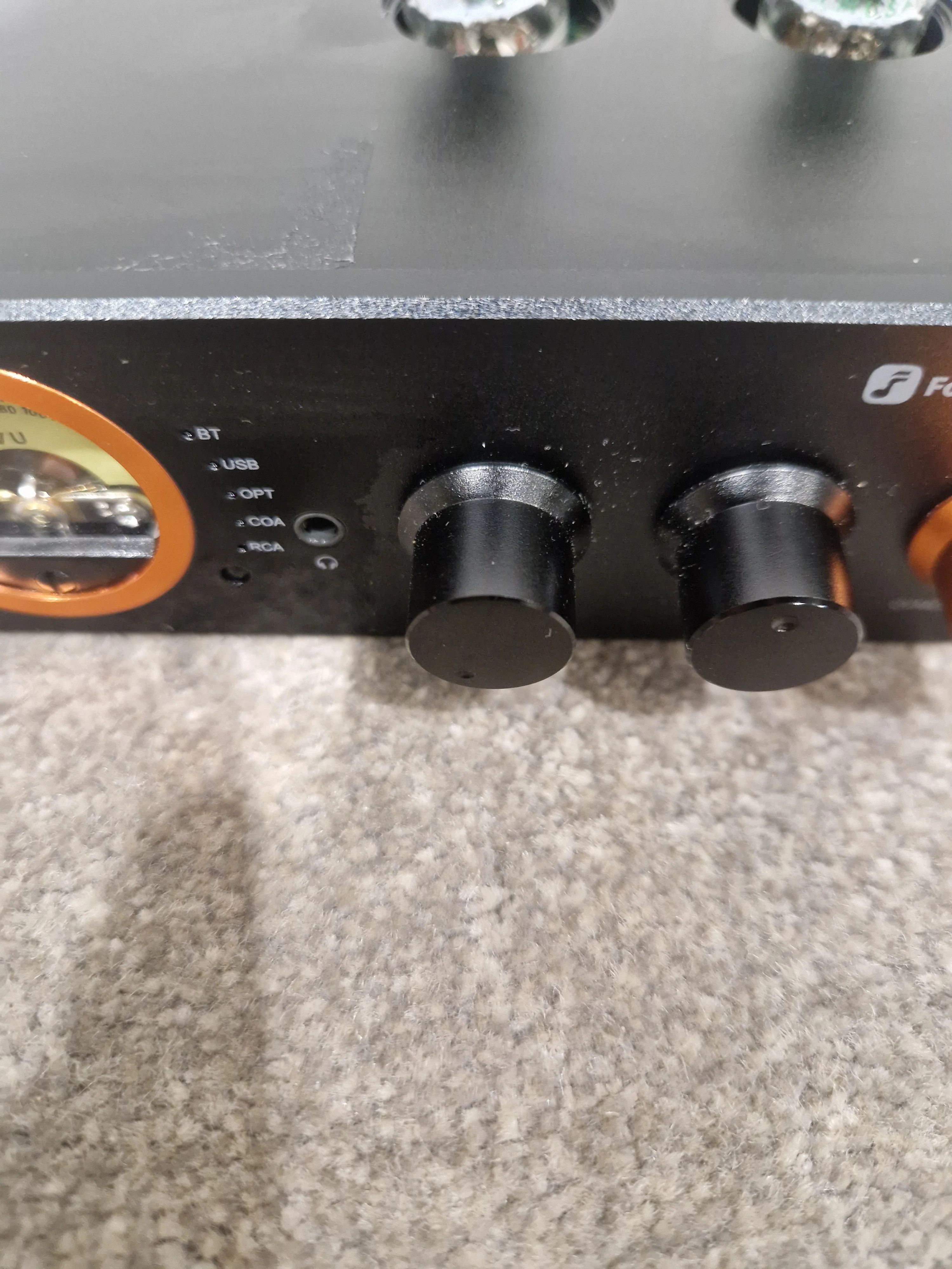 Fosi Audio MC331 - Tube Preamplifier - Black/Orange - Like New w/ Original Box, Manuals & Power Supply - Image 10