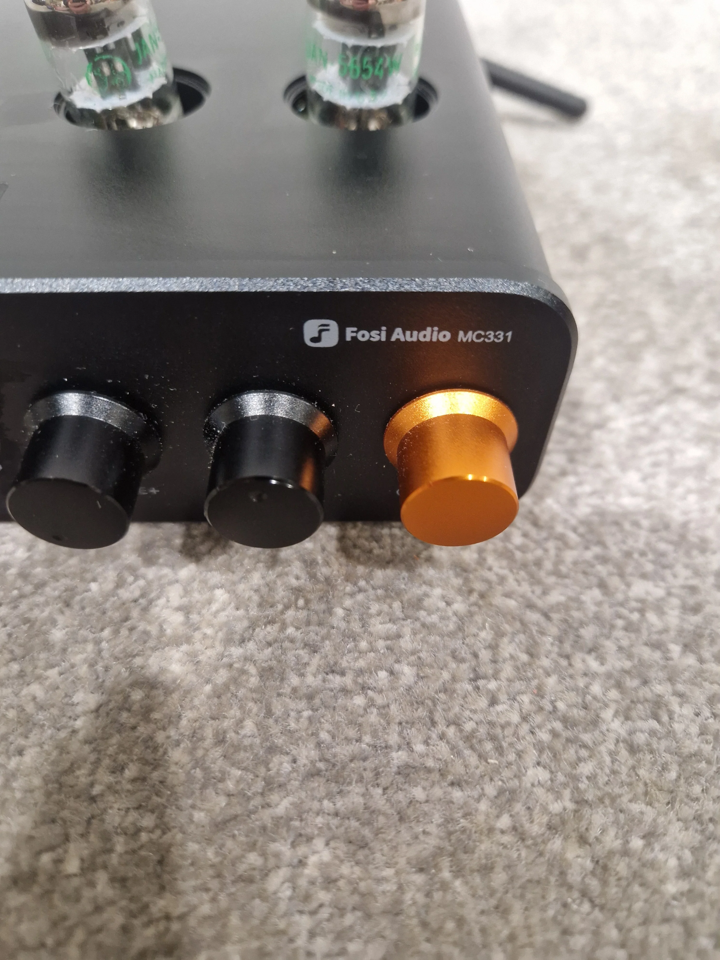 Fosi Audio MC331 - Tube Preamplifier - Black/Orange - Like New w/ Original Box, Manuals & Power Supply - Image 12