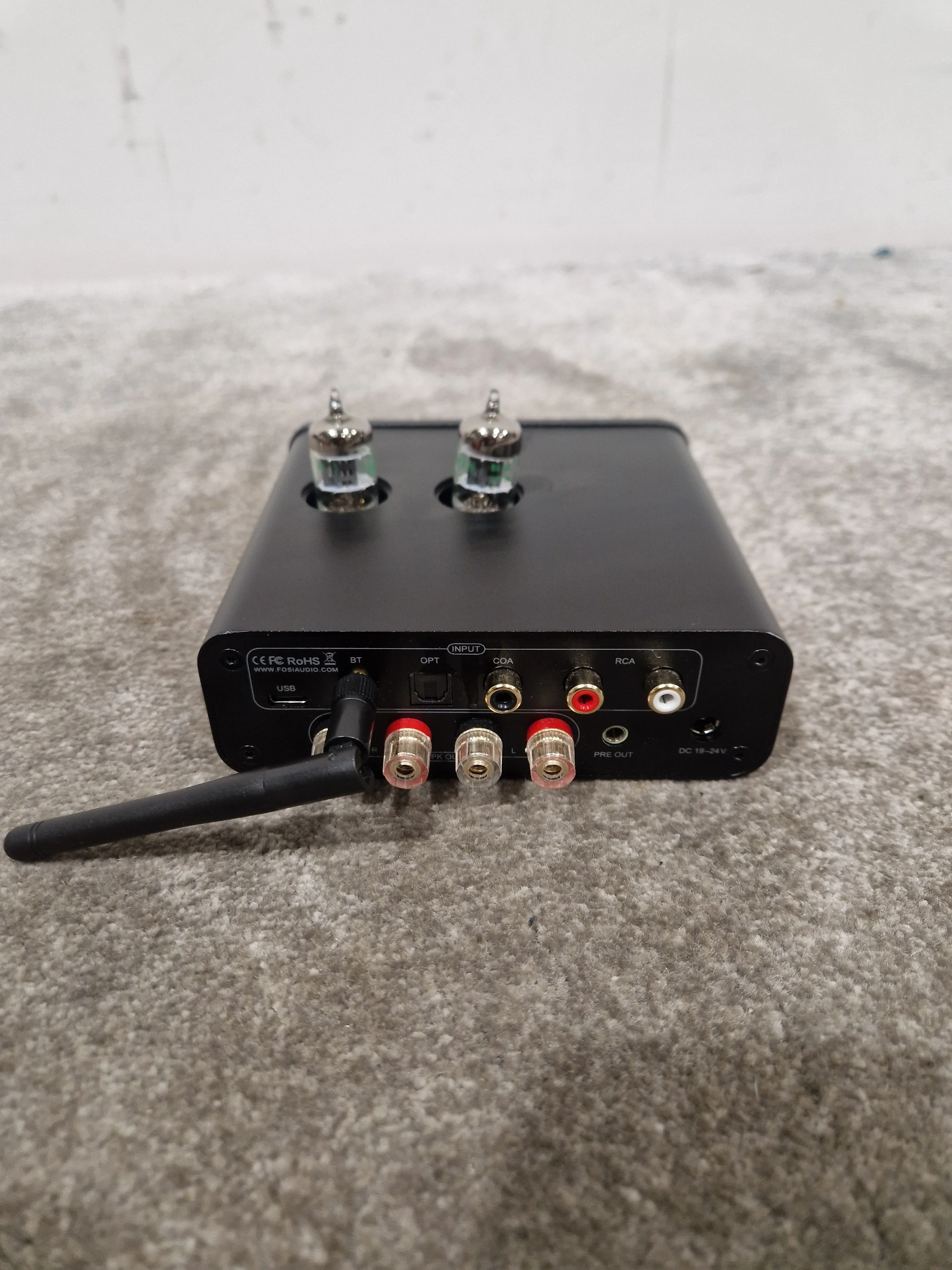 Fosi Audio MC331 - Tube Preamplifier - Black/Orange - Like New w/ Original Box, Manuals & Power Supply - Image 8