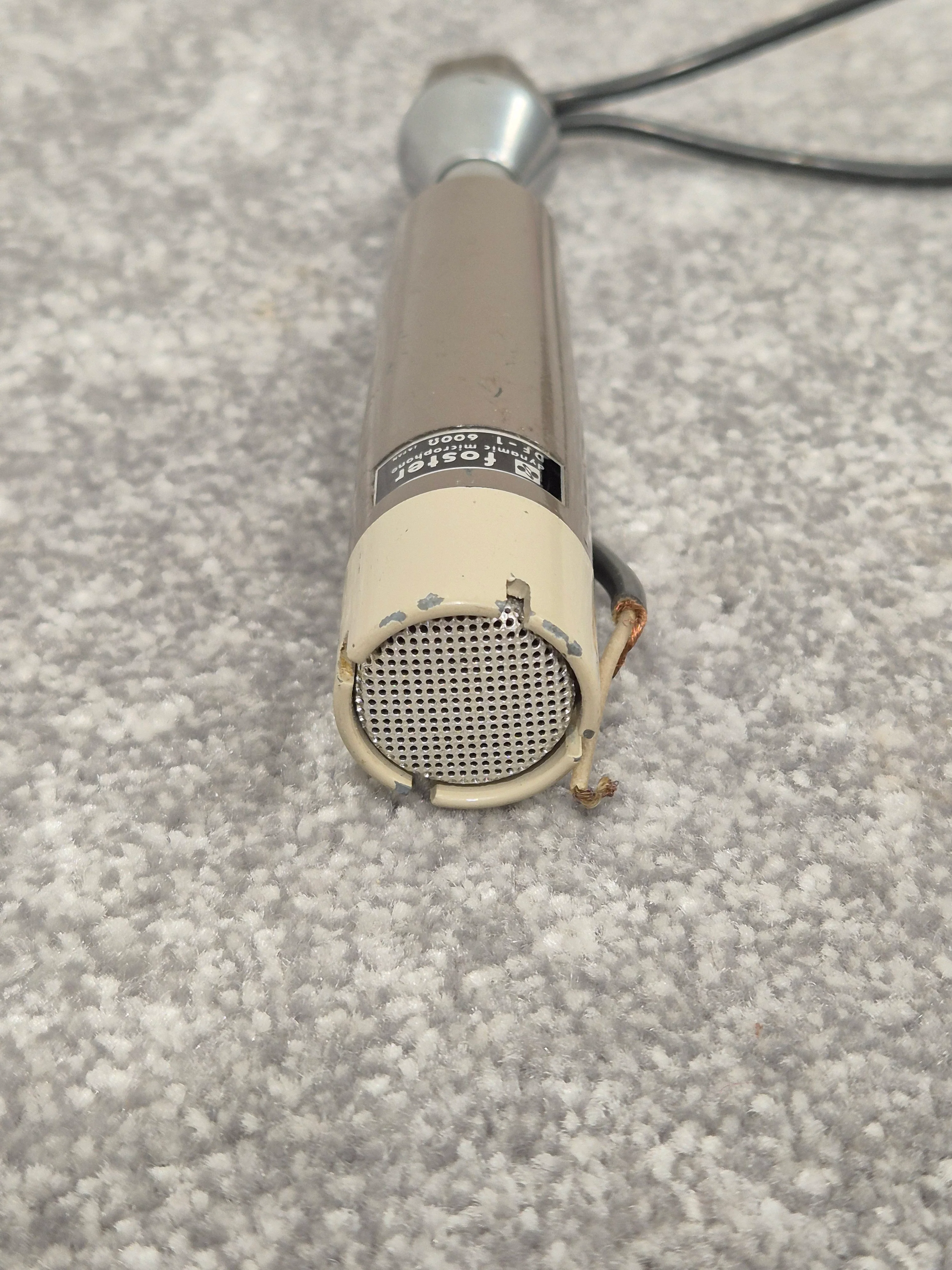 Foster DF-1 – Vintage Dynamic Microphone – Spares or Repair - Image 3
