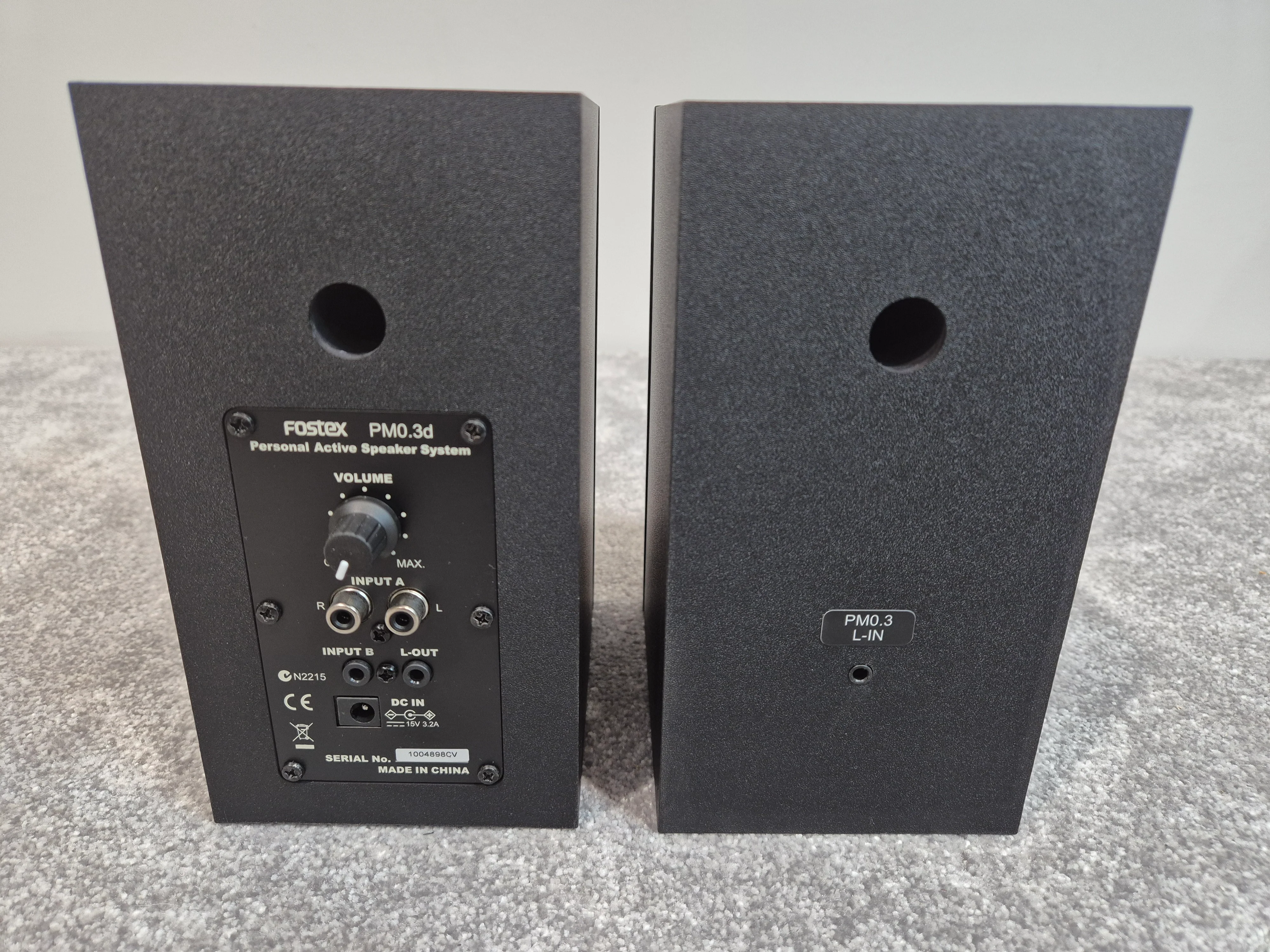 Fostex PM0.3D – Pair of 3" Active Studio Monitors – Open Box New - Image 3