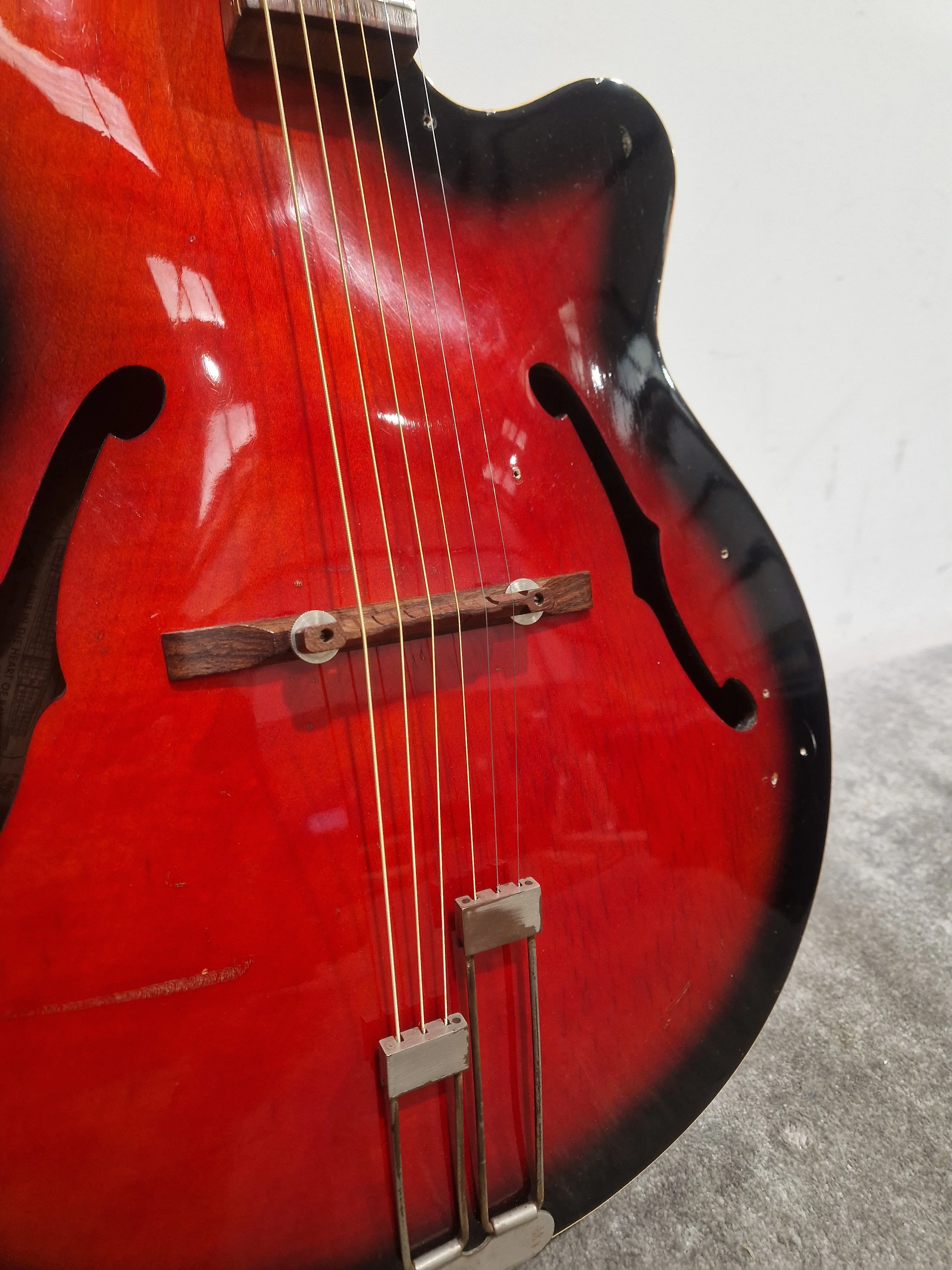 Framus Sorella 5/59, 1960’s, Black Rose, Acoustic Made In West Germany – Acoustic Guitar - Good - Image 13