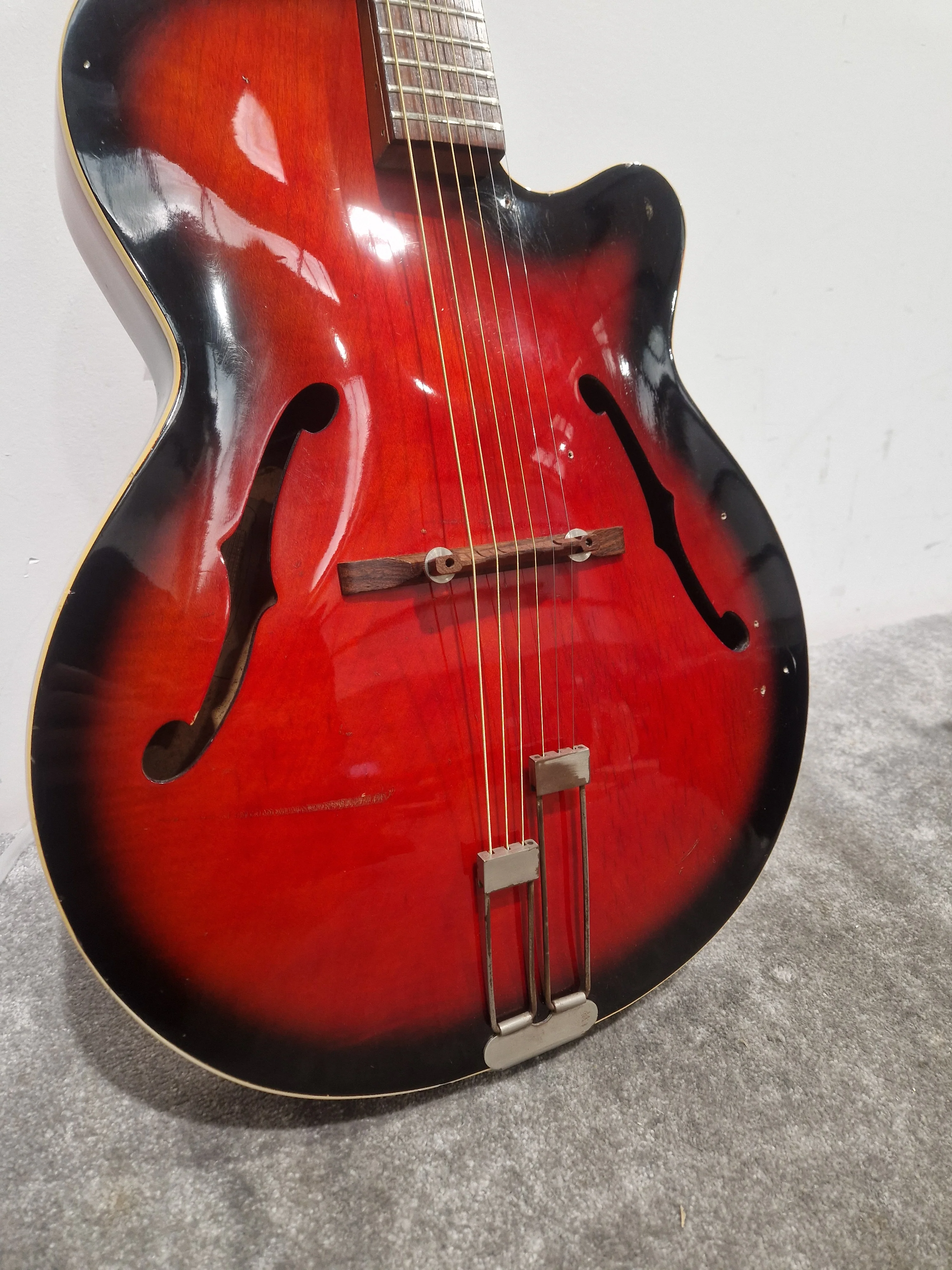 Framus Sorella 5/59, 1960’s, Black Rose, Acoustic Made In West Germany – Acoustic Guitar - Good - Image 14