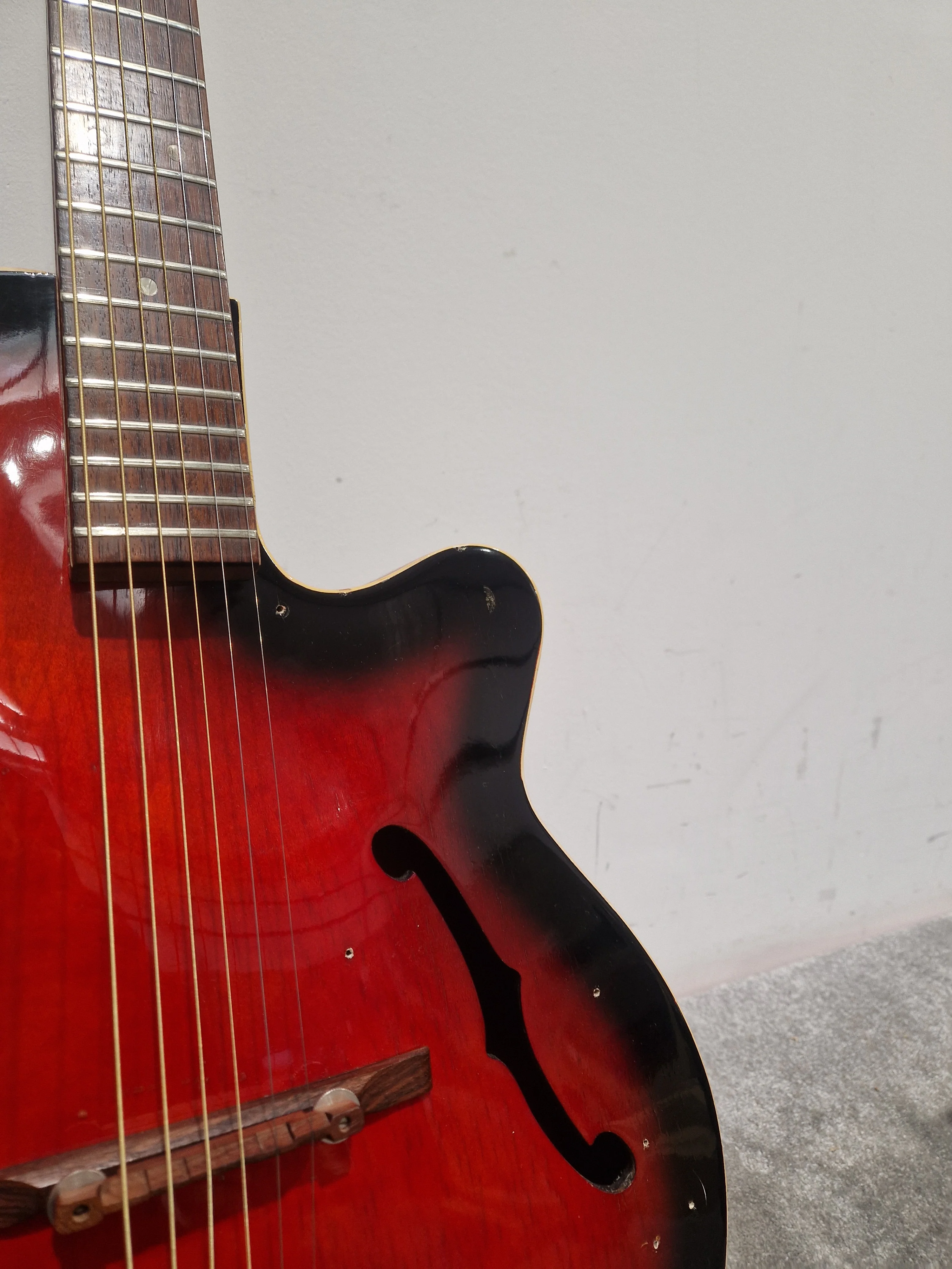 Framus Sorella 5/59, 1960’s, Black Rose, Acoustic Made In West Germany – Acoustic Guitar - Good - Image 16