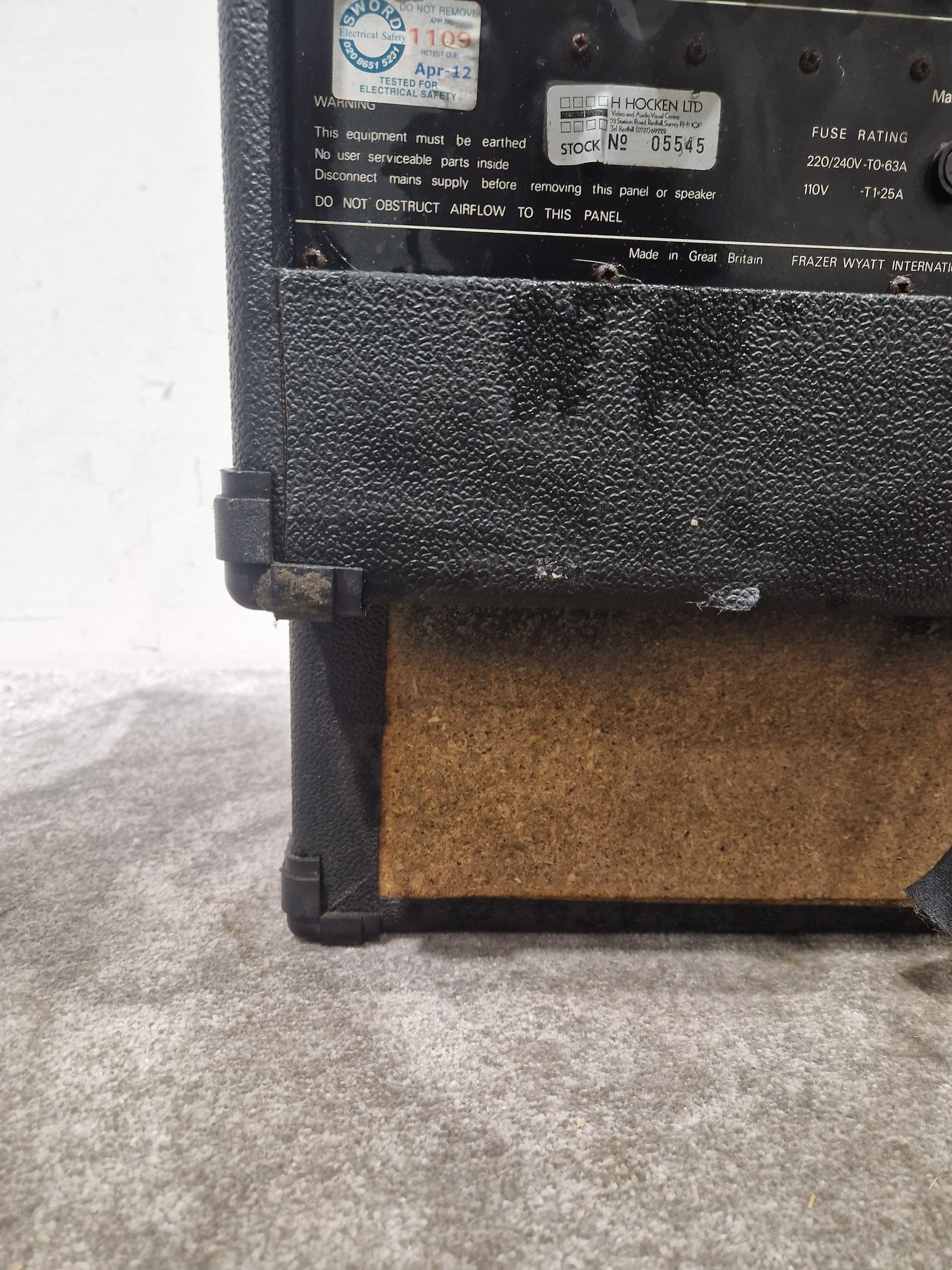 Frazer Wyatt MX 250 - Amplifier - Good w/ Power Cable - Image 11