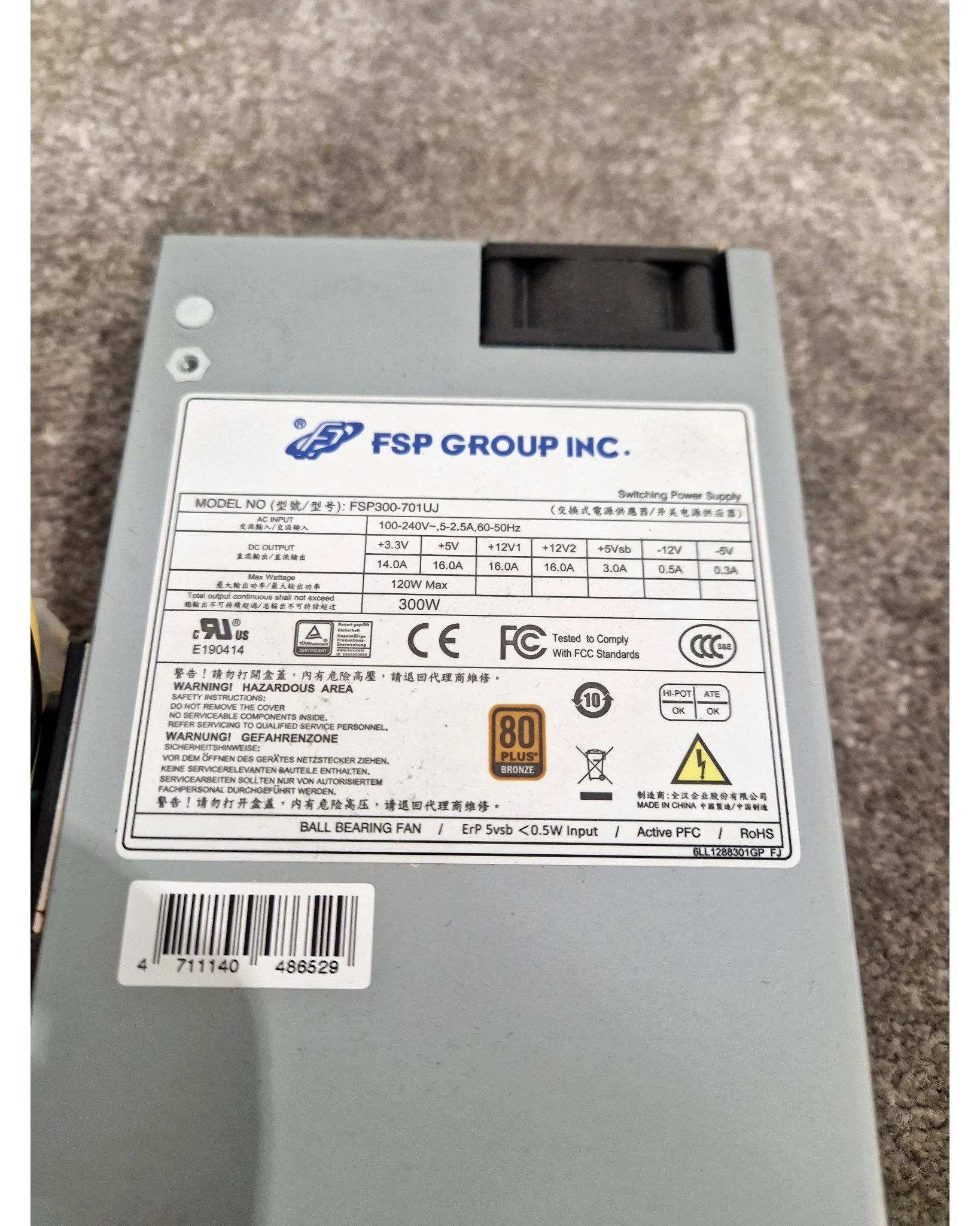 FSP FSP300-701UJ Server Power Supply – Power Supply - Excellent - Image 15