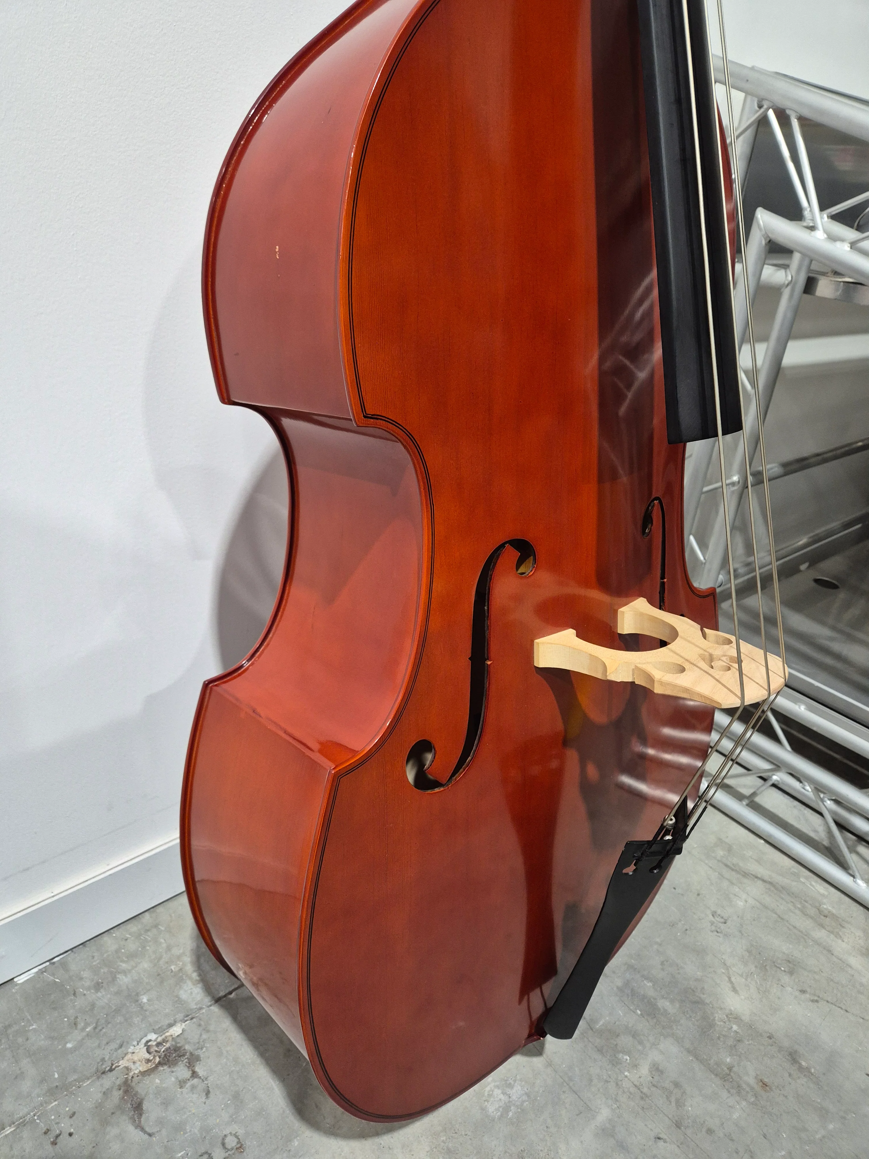 GEAR4MUSIC - 3/4 Jazz Double Bass - Rich Tone - Excellent w/ Hard Case - Image 6