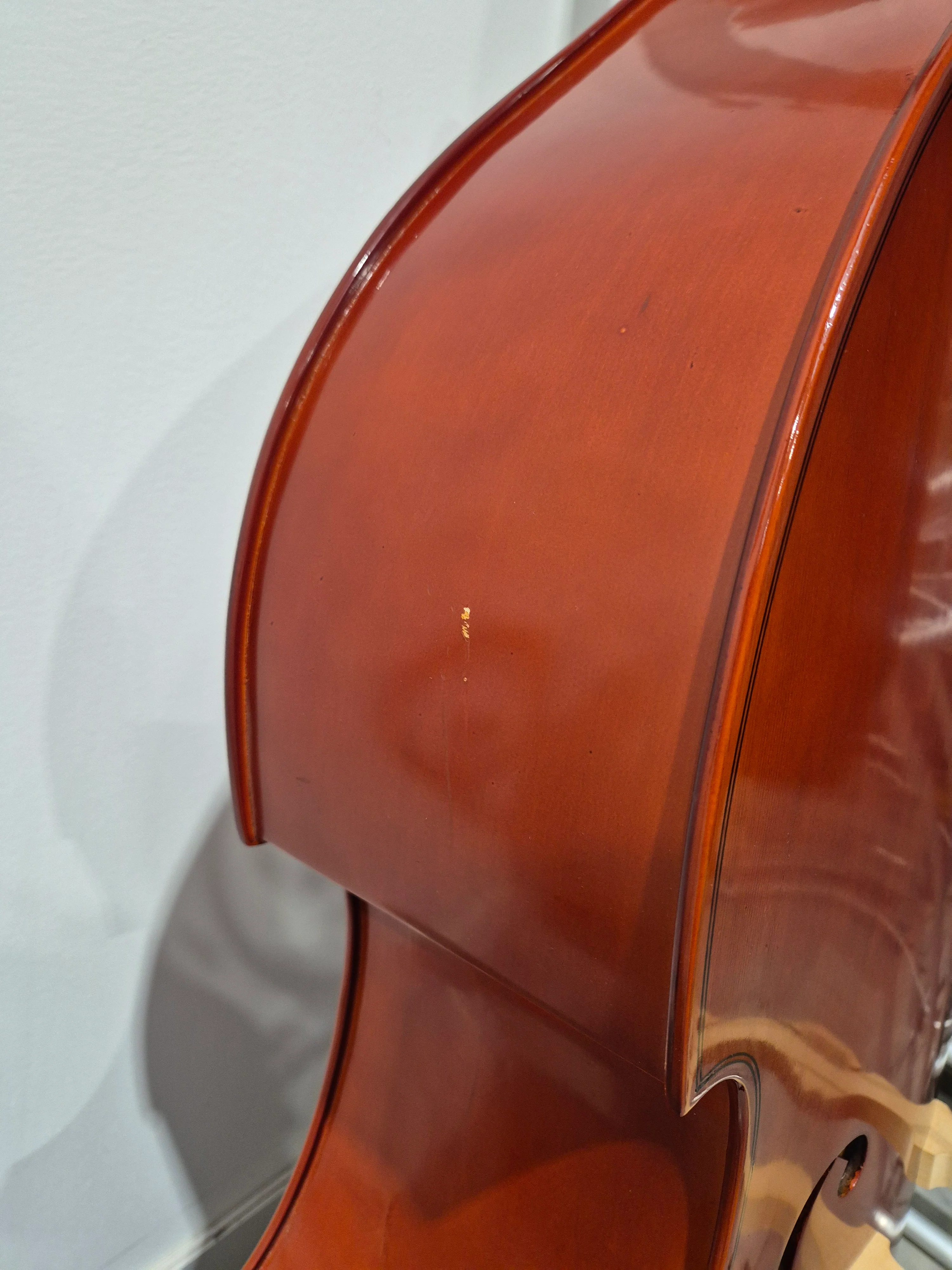 GEAR4MUSIC - 3/4 Jazz Double Bass - Rich Tone - Excellent w/ Hard Case - Image 7