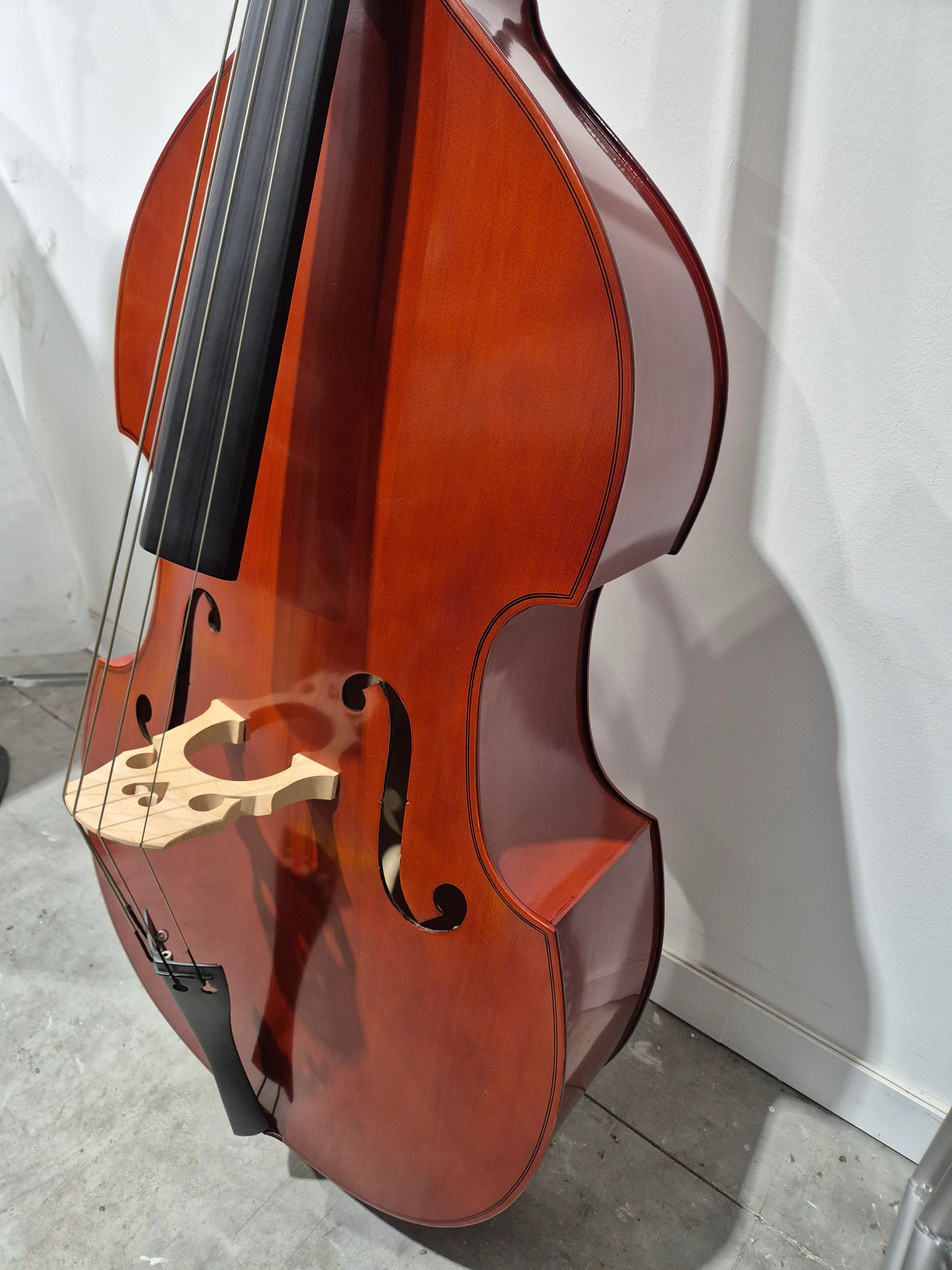 GEAR4MUSIC - 3/4 Jazz Double Bass - Rich Tone - Excellent w/ Hard Case - Image 8