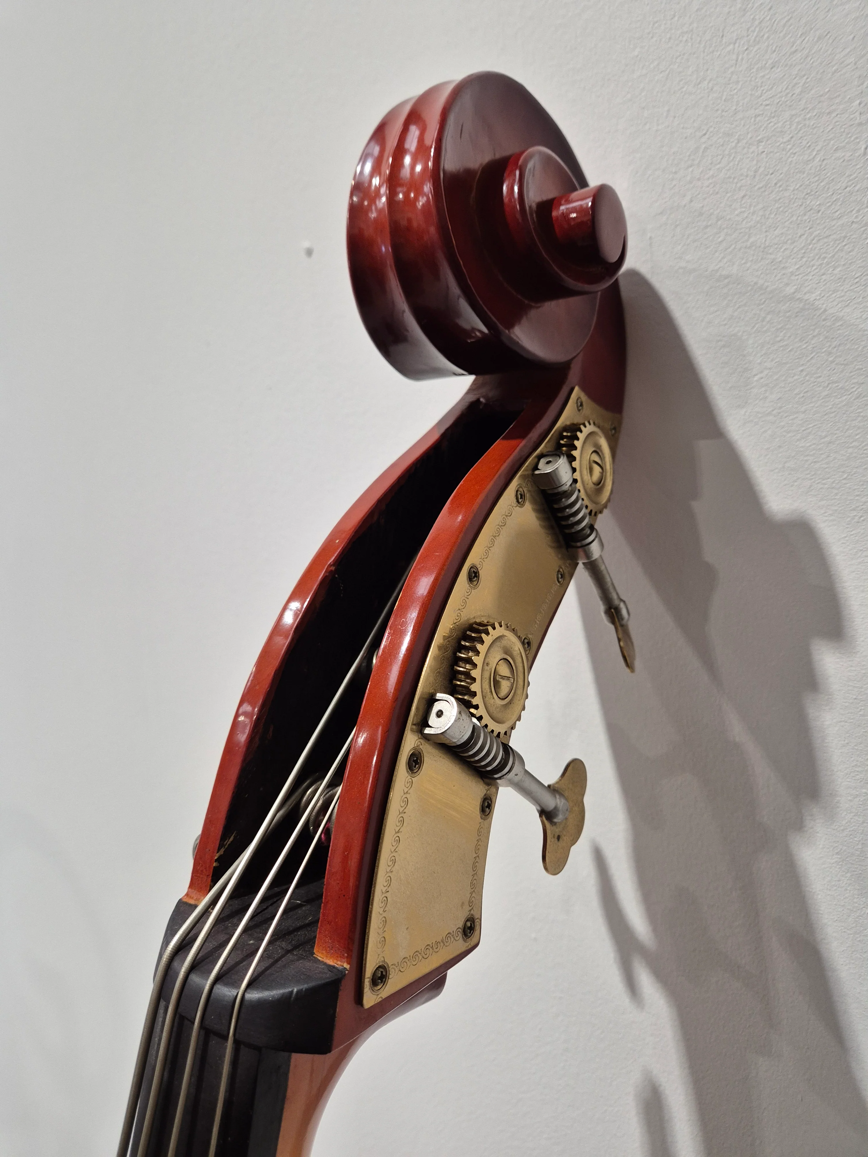 GEAR4MUSIC - 3/4 Jazz Double Bass - Rich Tone - Excellent w/ Hard Case - Image 9