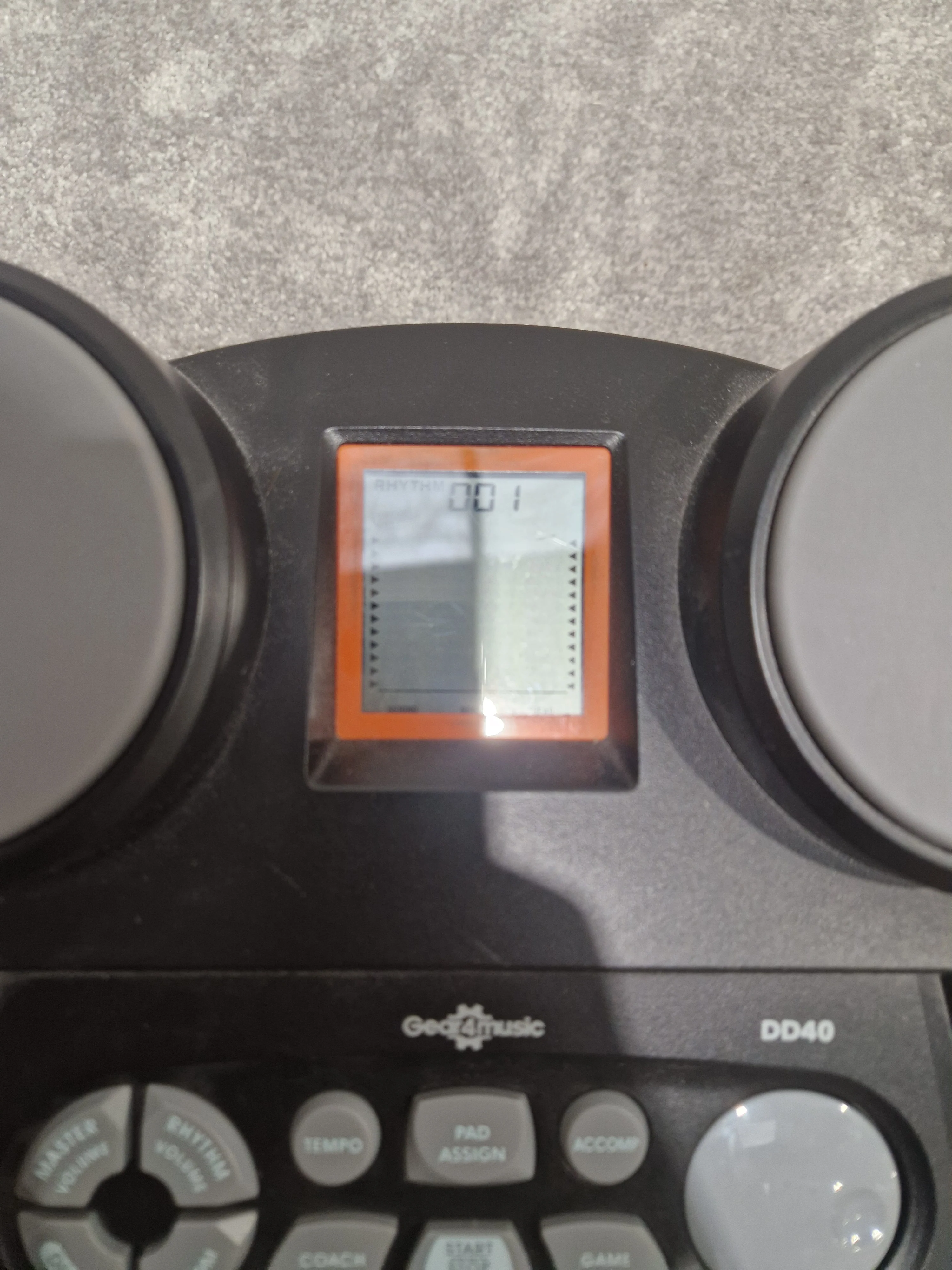 Gear4Music DD40 Digital 4 Pad Drum - Compact Design, Responsive Pads - Excellent w/ Sticks and Power Supply - Image 5