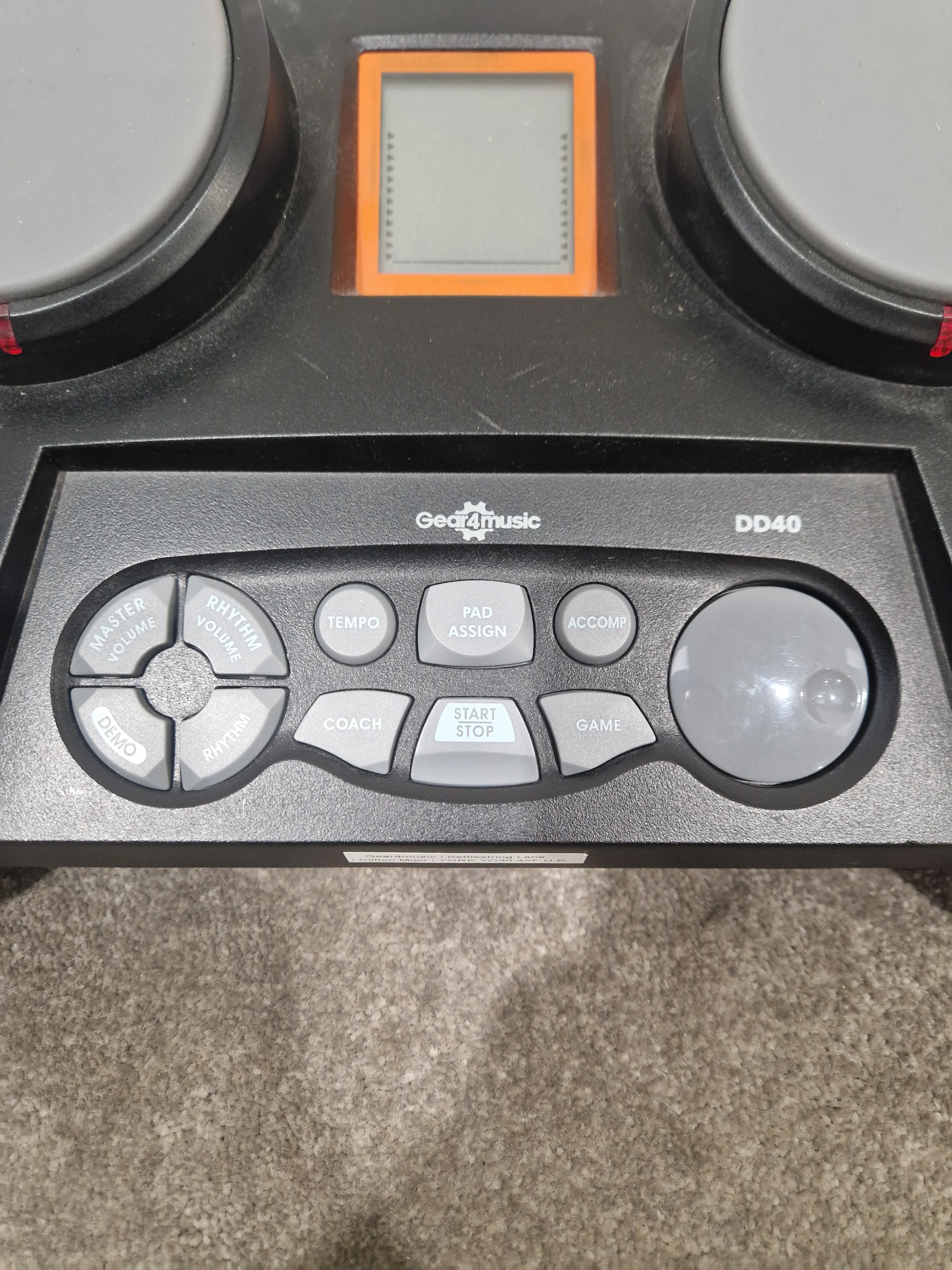 Gear4Music DD40 Digital 4 Pad Drum - Compact Design, Responsive Pads - Excellent w/ Sticks and Power Supply - Image 6