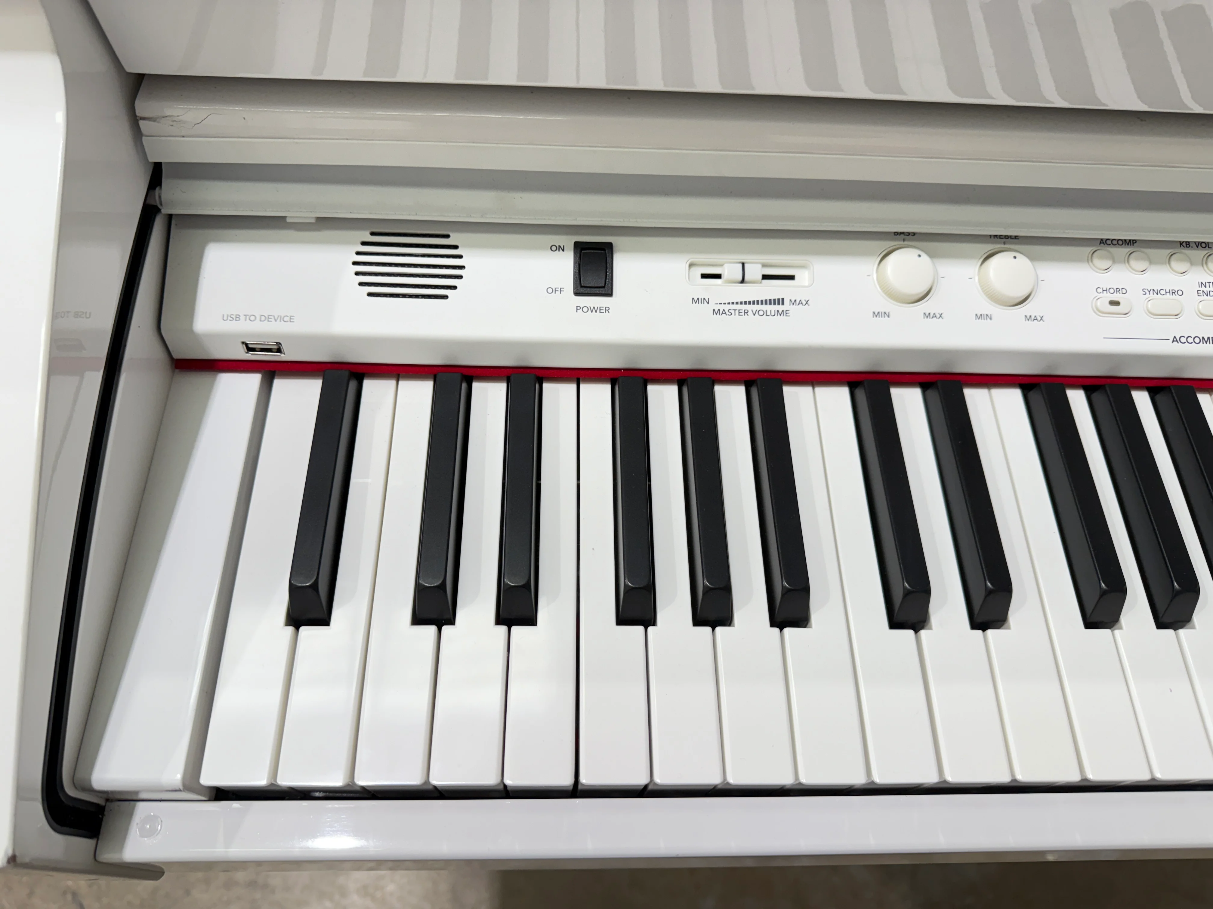 Gear4Music Grand Digital Piano - Model GDP-200 - Gloss White RRP £1349 - Image 5