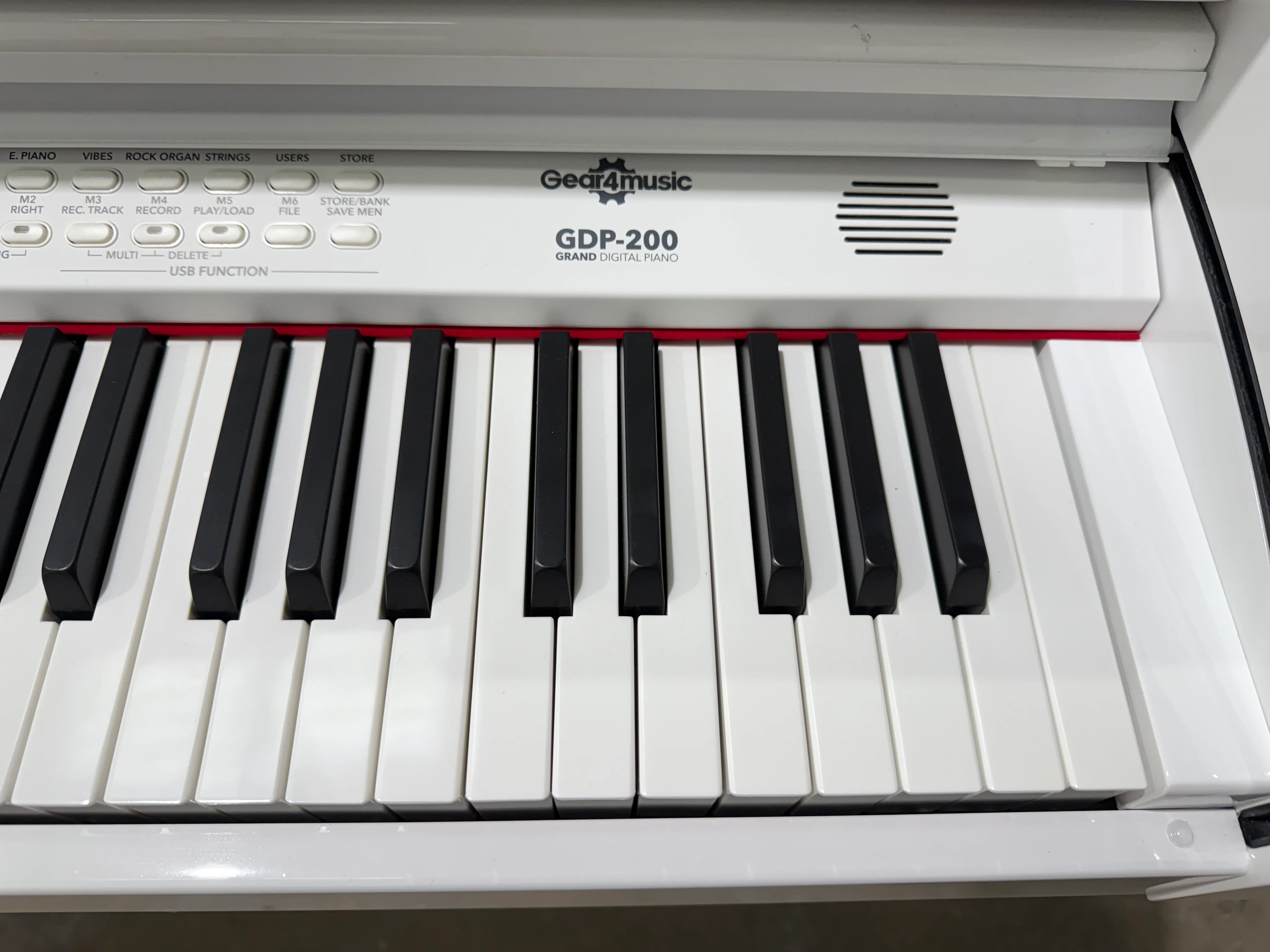Gear4Music Grand Digital Piano - Model GDP-200 - Gloss White RRP £1349 - Image 9