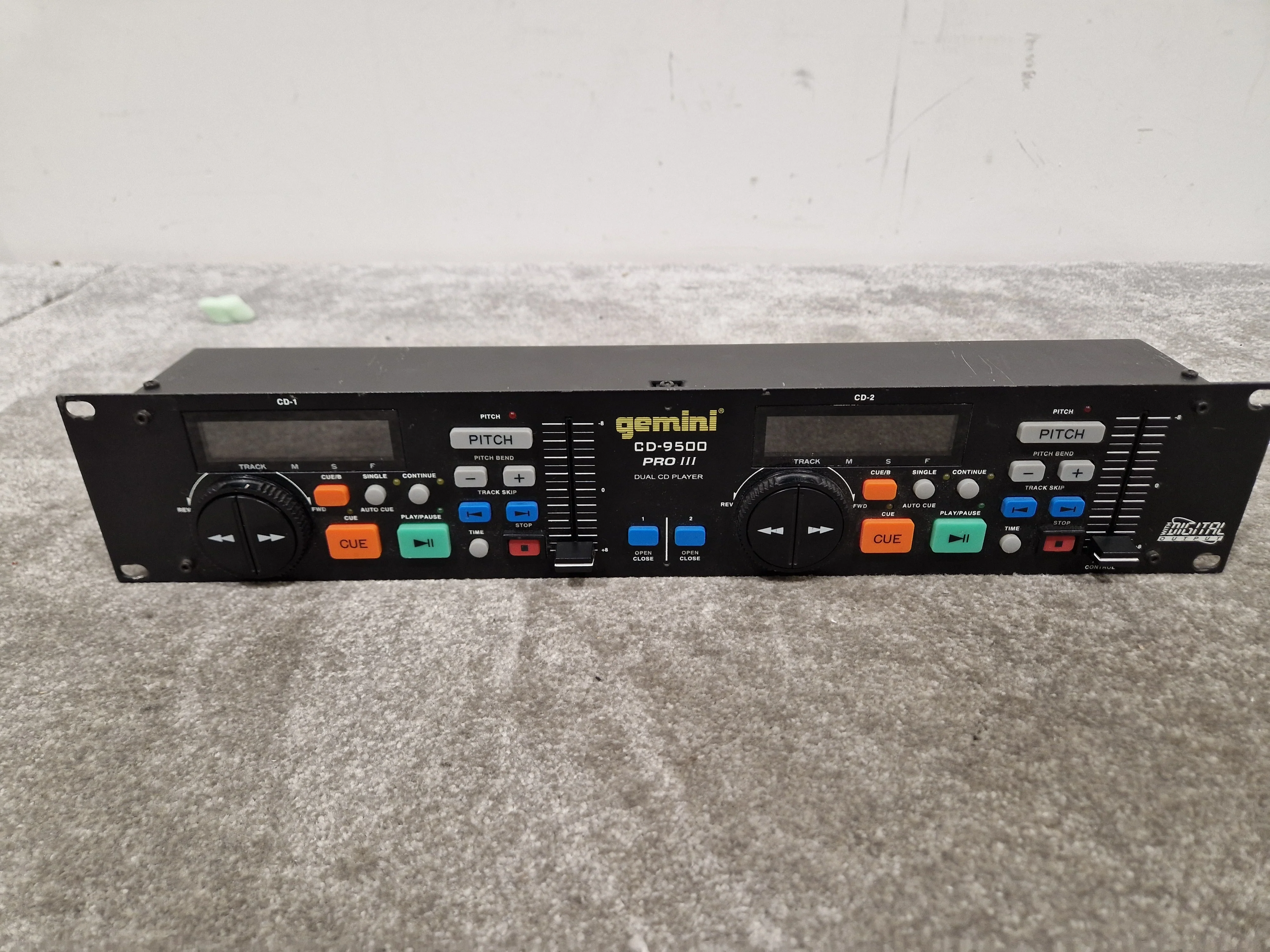 Gemini CD-9500PRO 3 - Professional Dual CD Player, Pitch Control - Good - Image 10