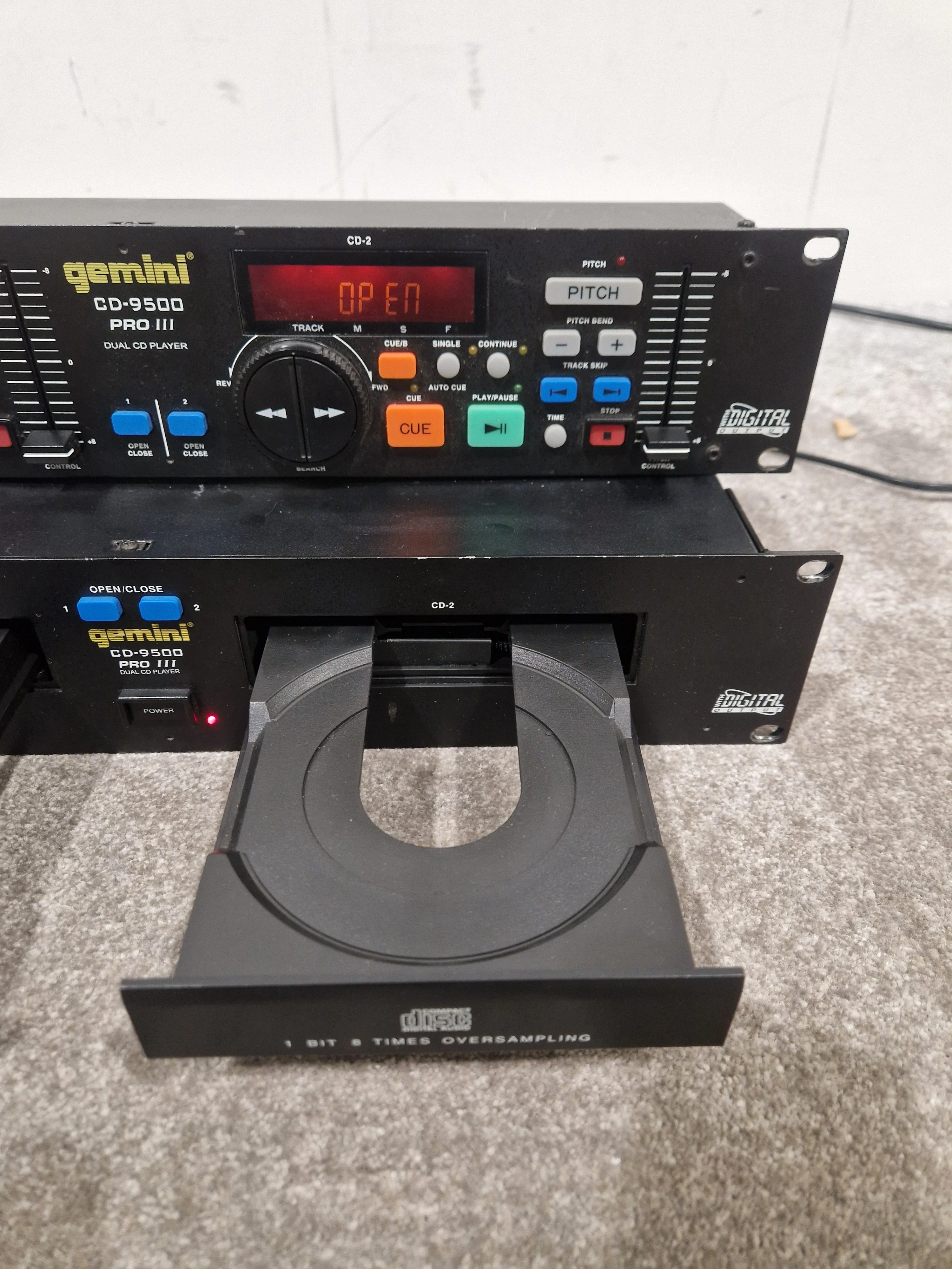 Gemini CD-9500PRO 3 - Professional Dual CD Player, Pitch Control - Good - Image 12