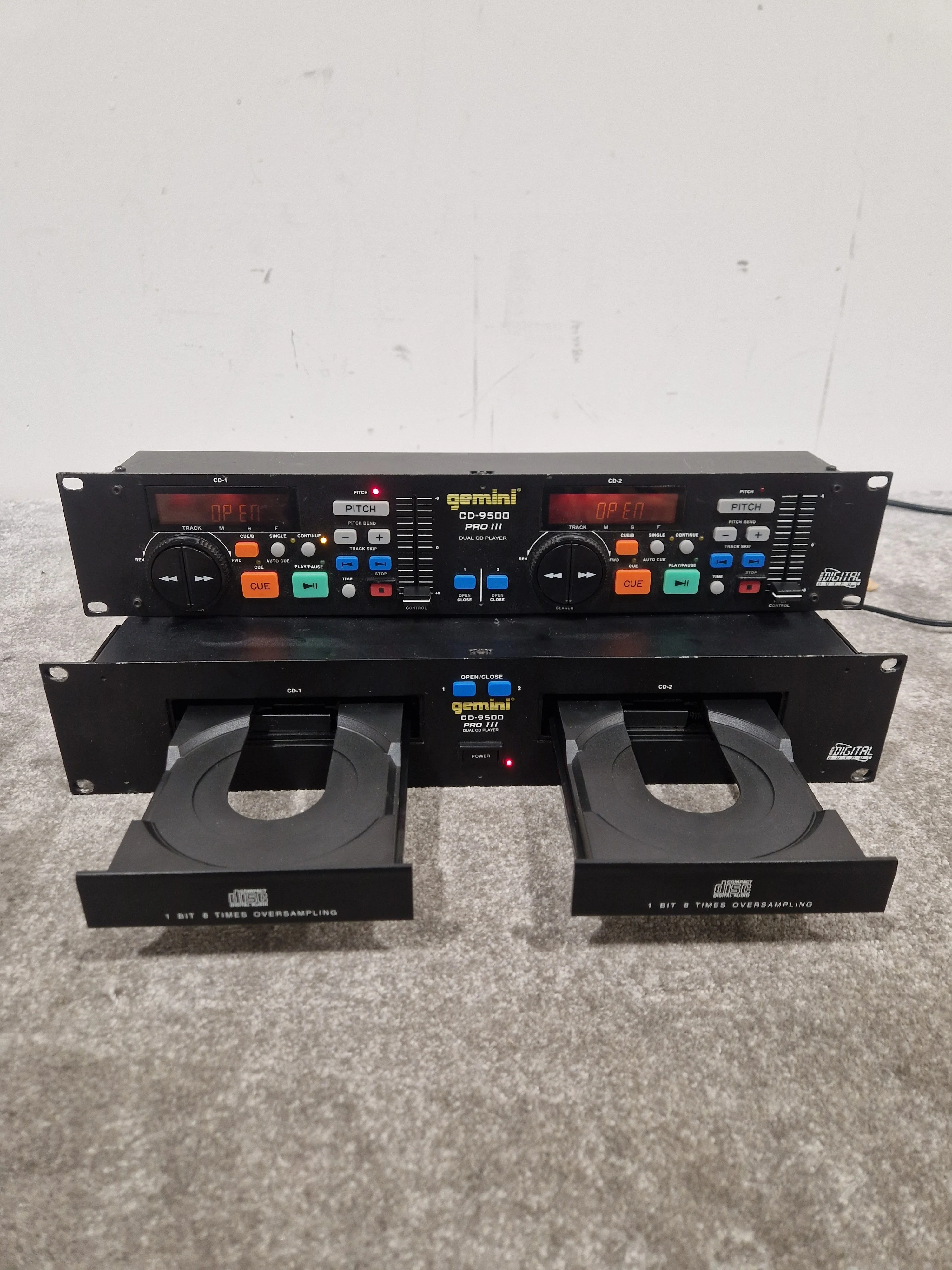 Gemini CD-9500PRO 3 - Professional Dual CD Player, Pitch Control - Good - Image 13
