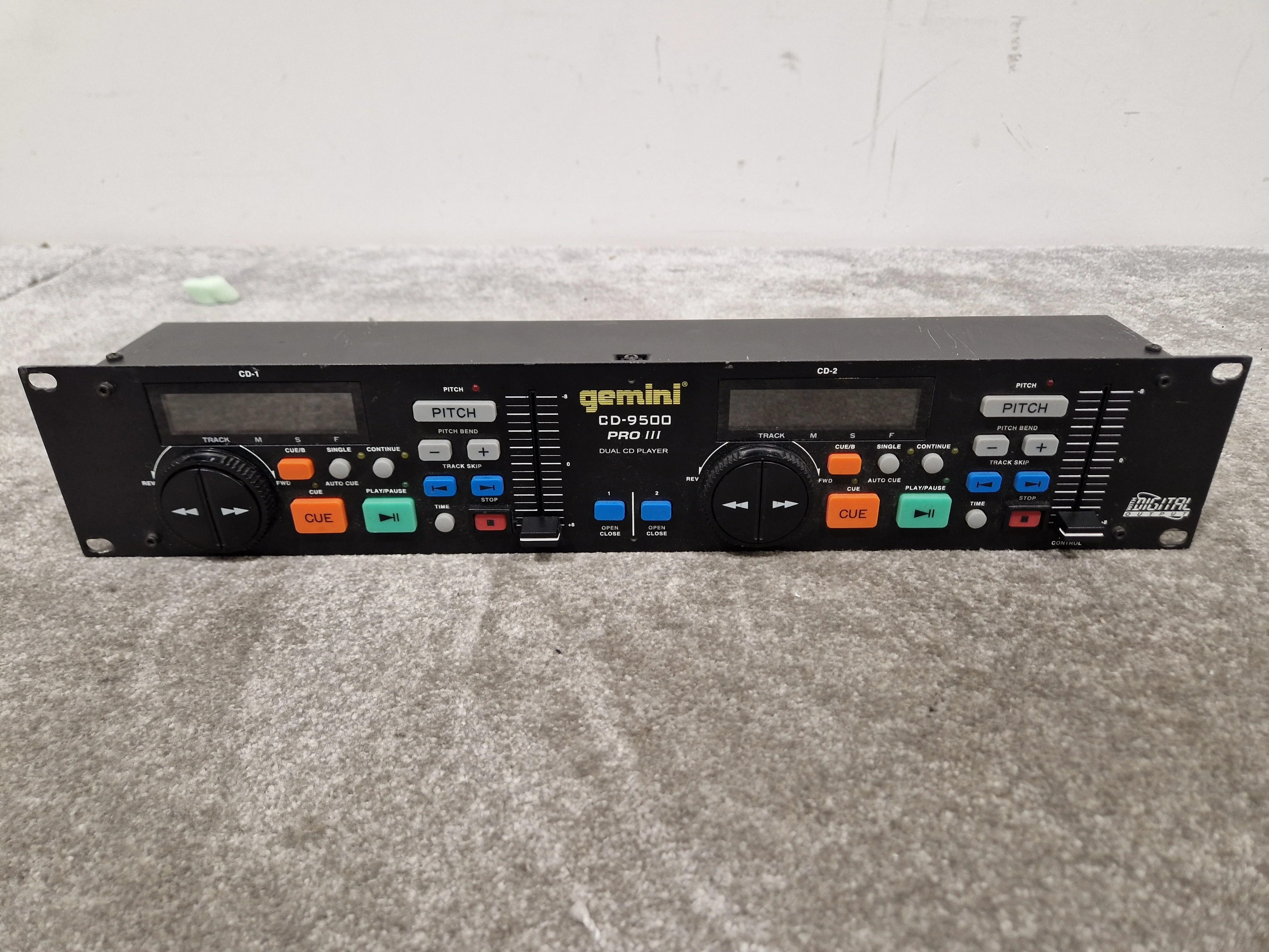 Gemini CD-9500PRO 3 - Professional Dual CD Player, Pitch Control - Good - Image 19