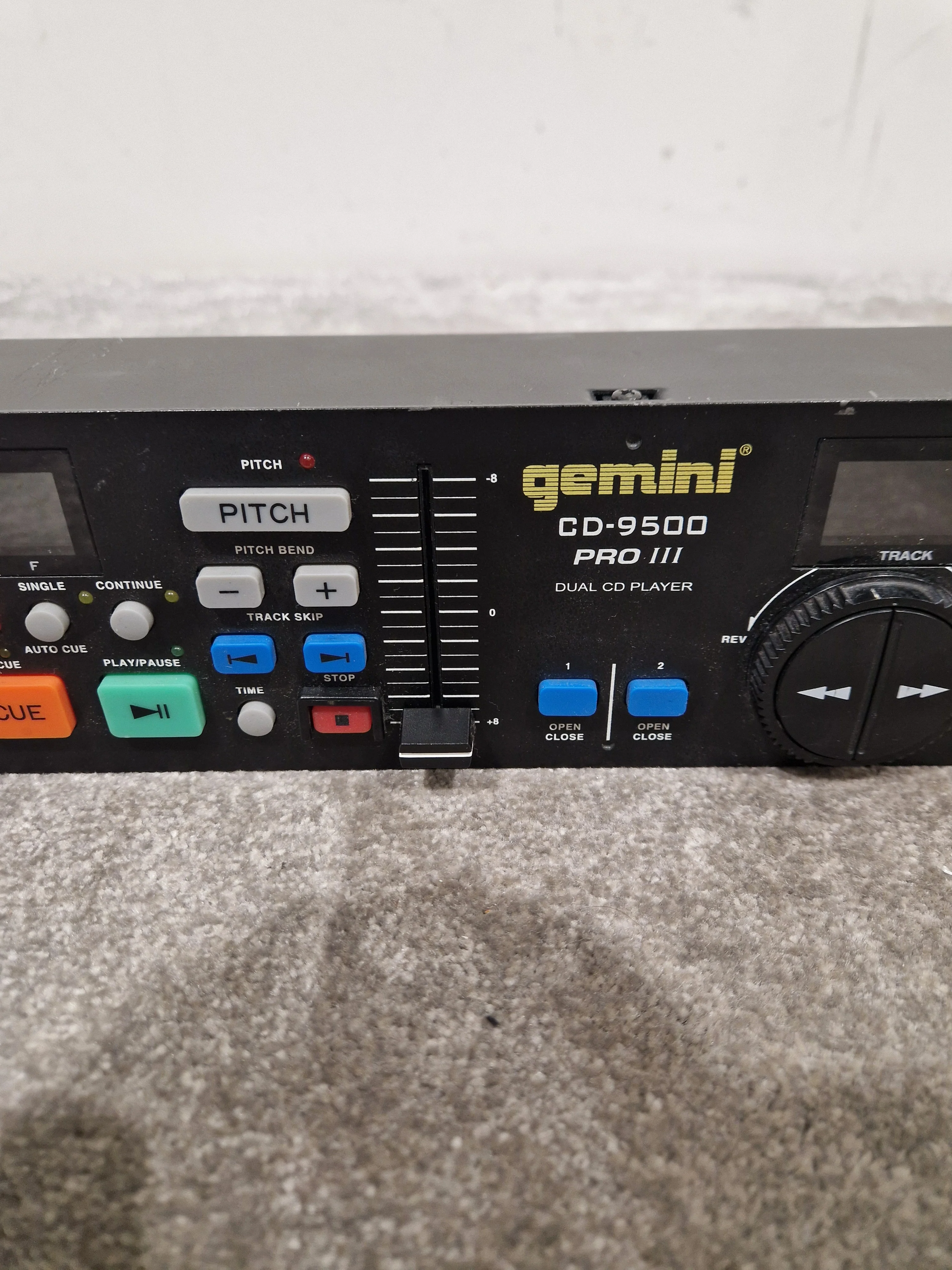 Gemini CD-9500PRO 3 - Professional Dual CD Player, Pitch Control - Good - Image 24