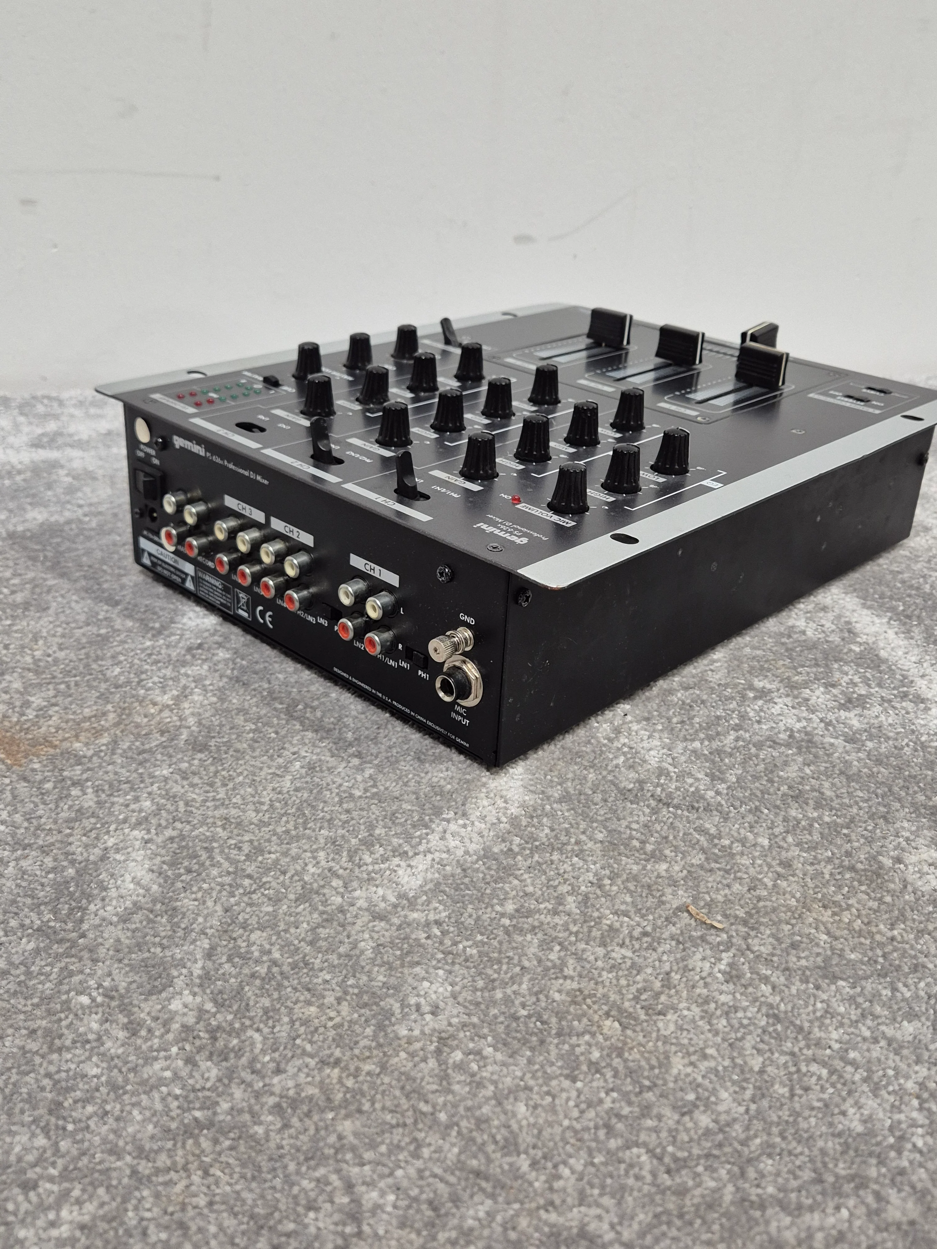 Gemini PS-626x - Professional 3-Channel DJ Mixer (Read Description) - Image 3