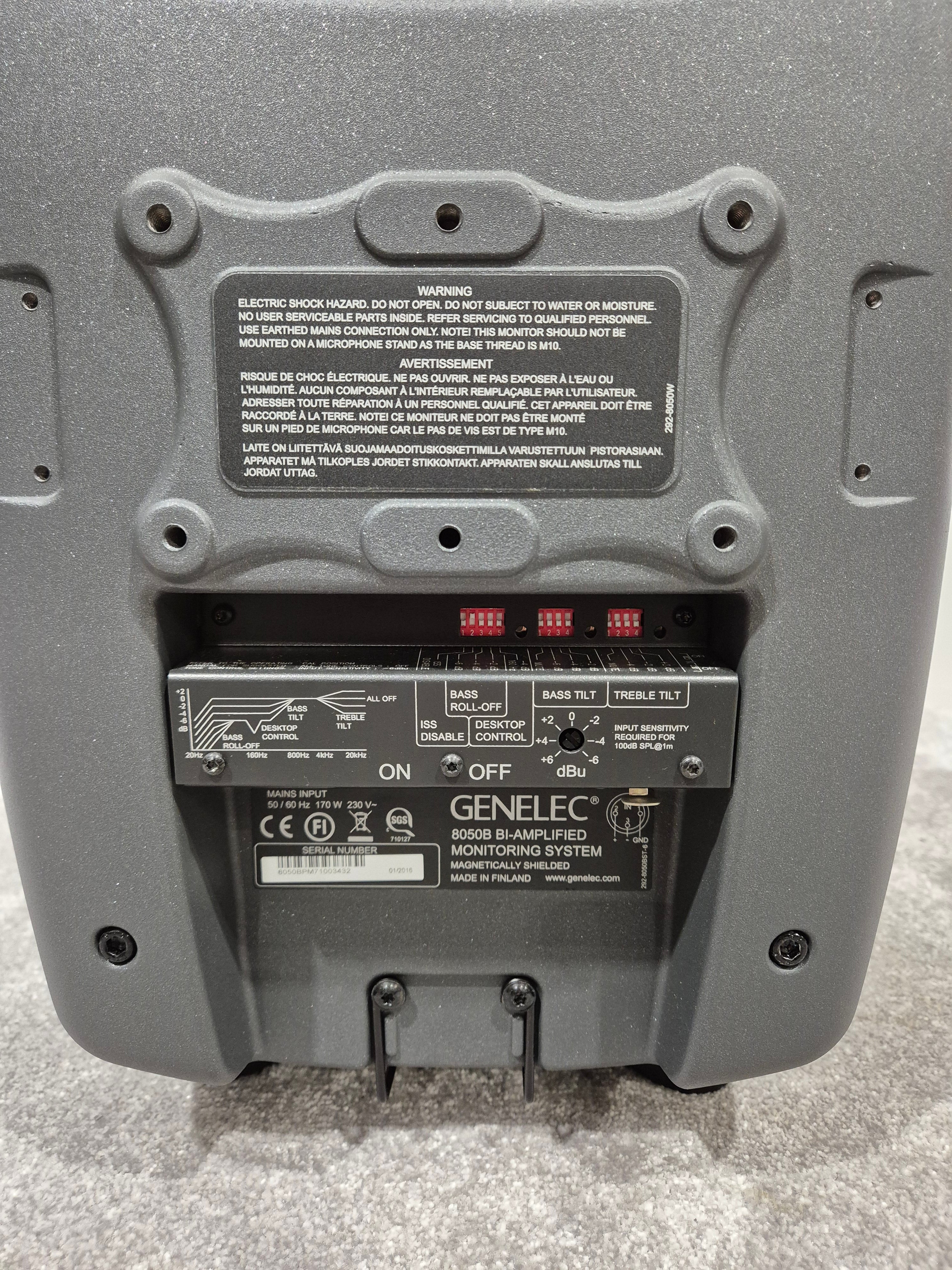 Genelec 8050B – 8" Active Studio Monitor – Excellent - Image 5