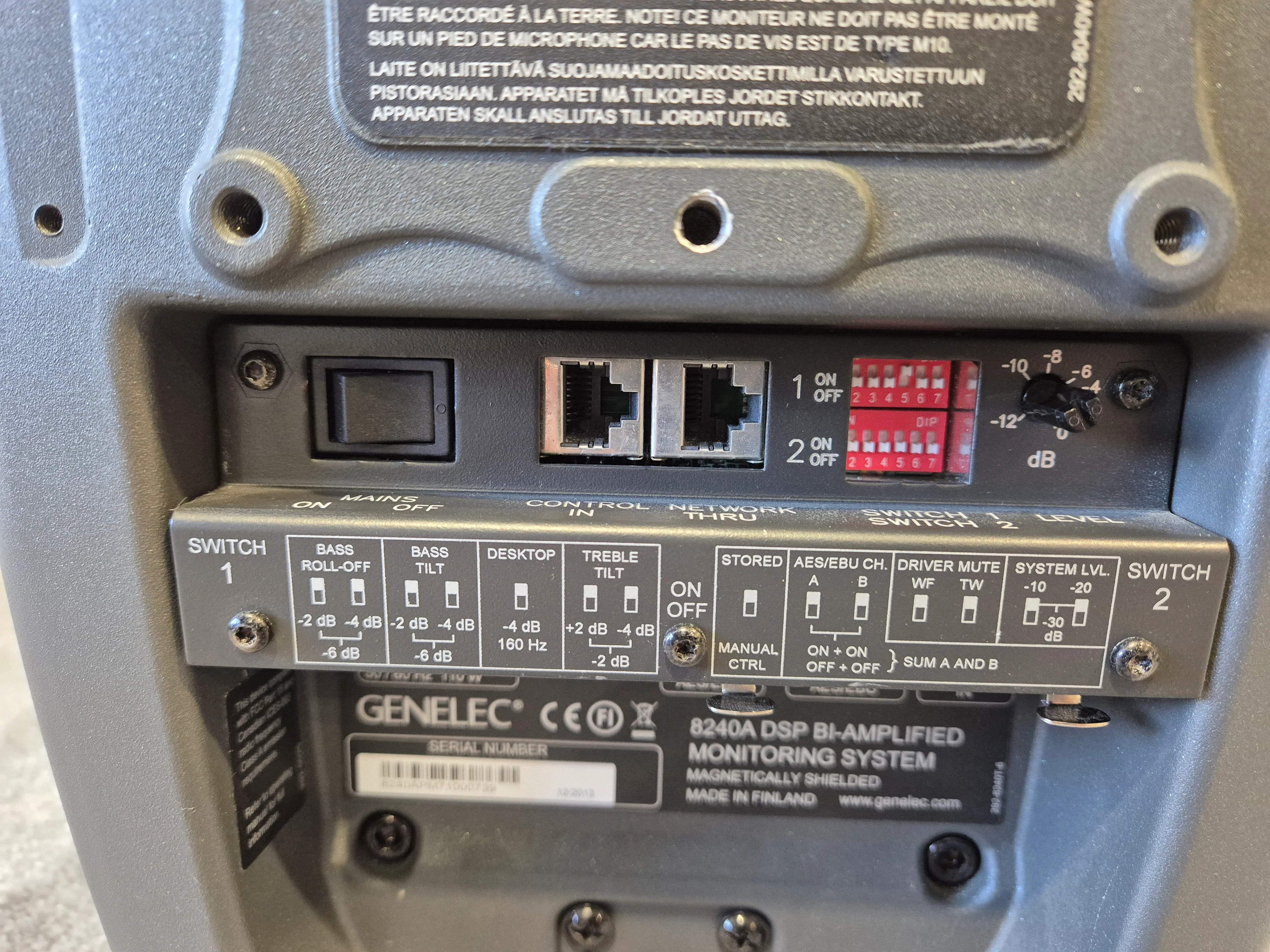 Genelec 8240APM Monitor Speaker - Intelligent Active Monitoring - Very Good w/ Power Supply - Image 5