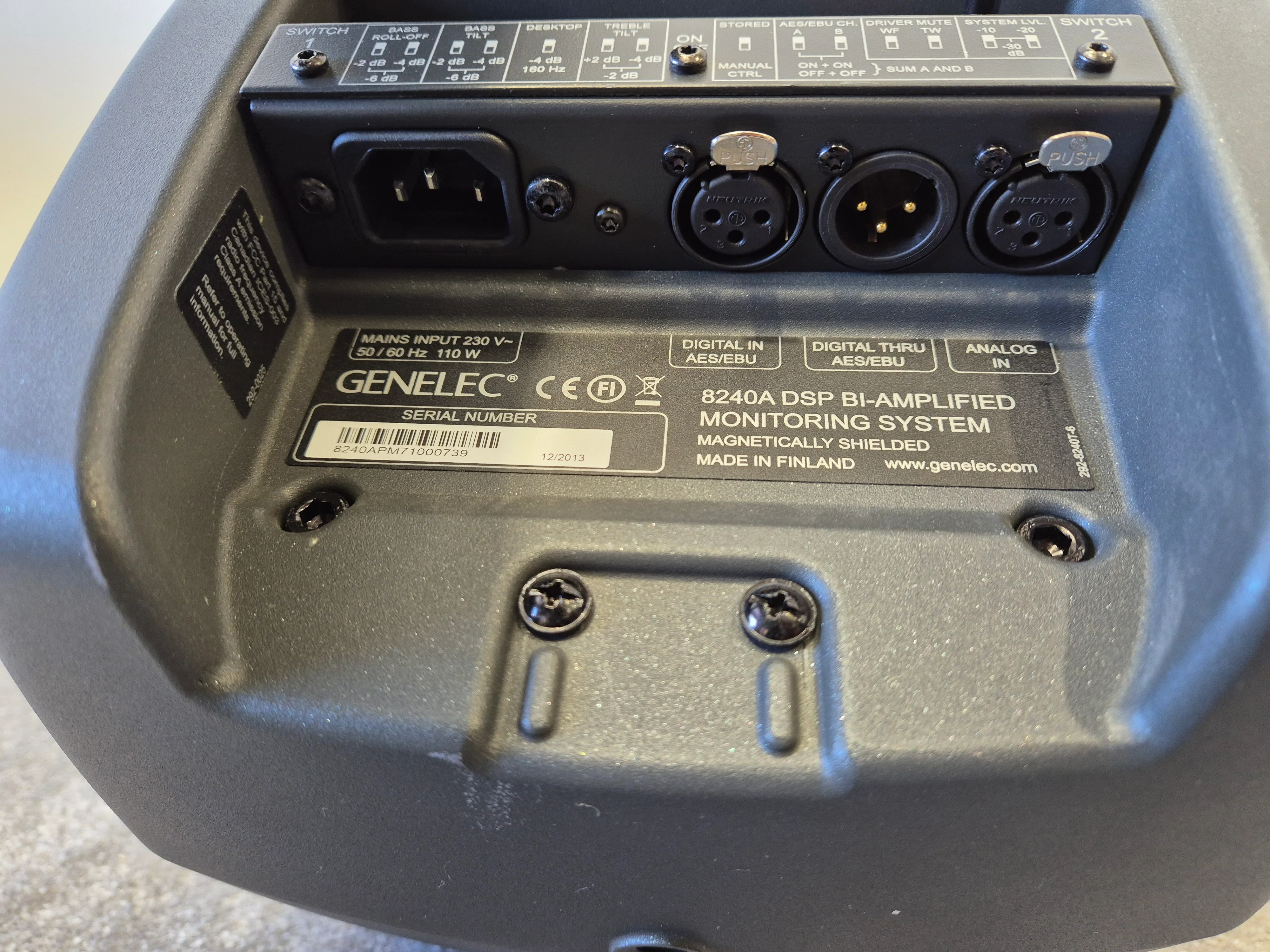 Genelec 8240APM Monitor Speaker - Intelligent Active Monitoring - Very Good w/ Power Supply - Image 6
