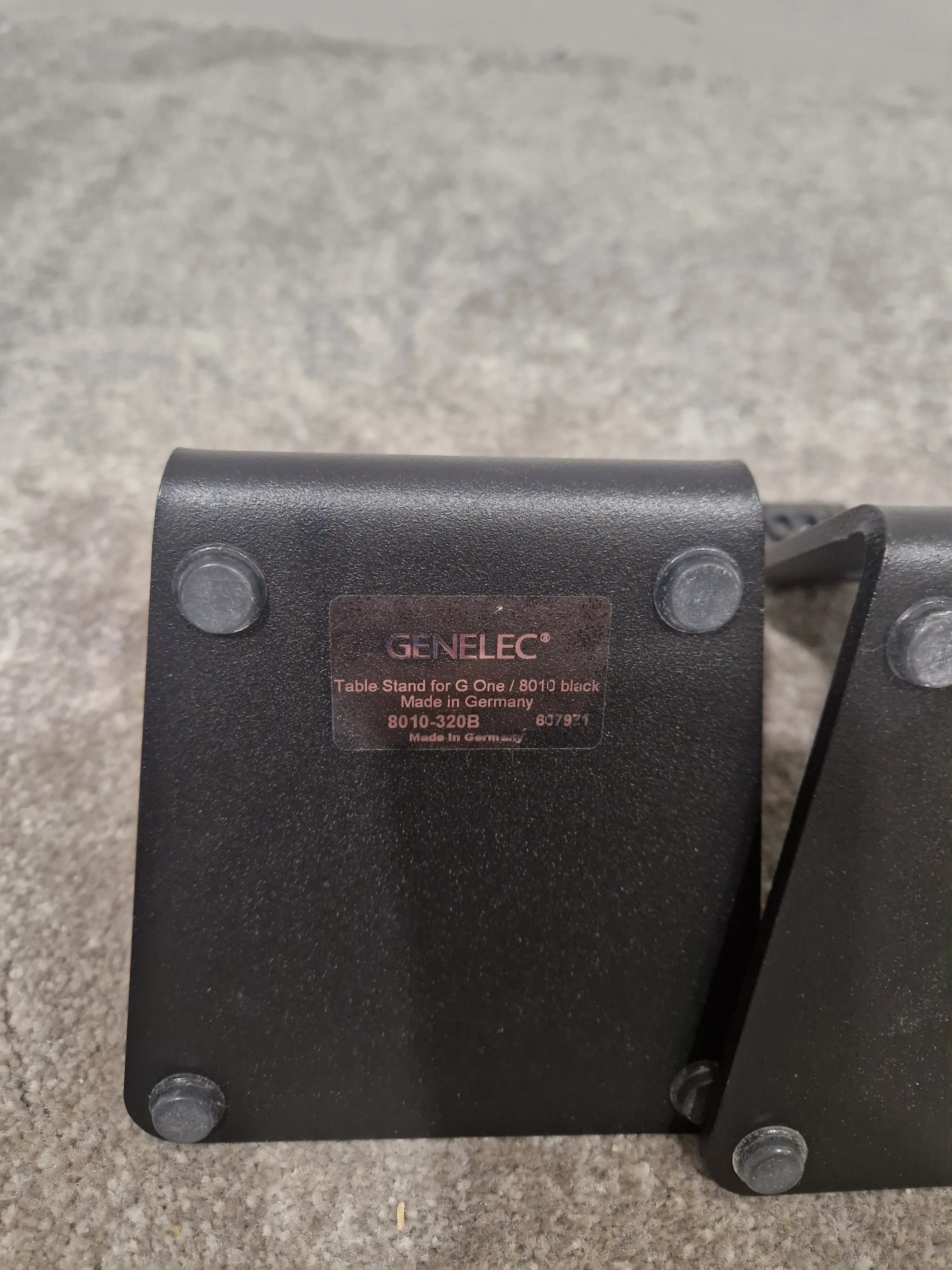 Genelec Z8010-320B Bottom Speaker Stand Part Pair - Excellent - Image 13