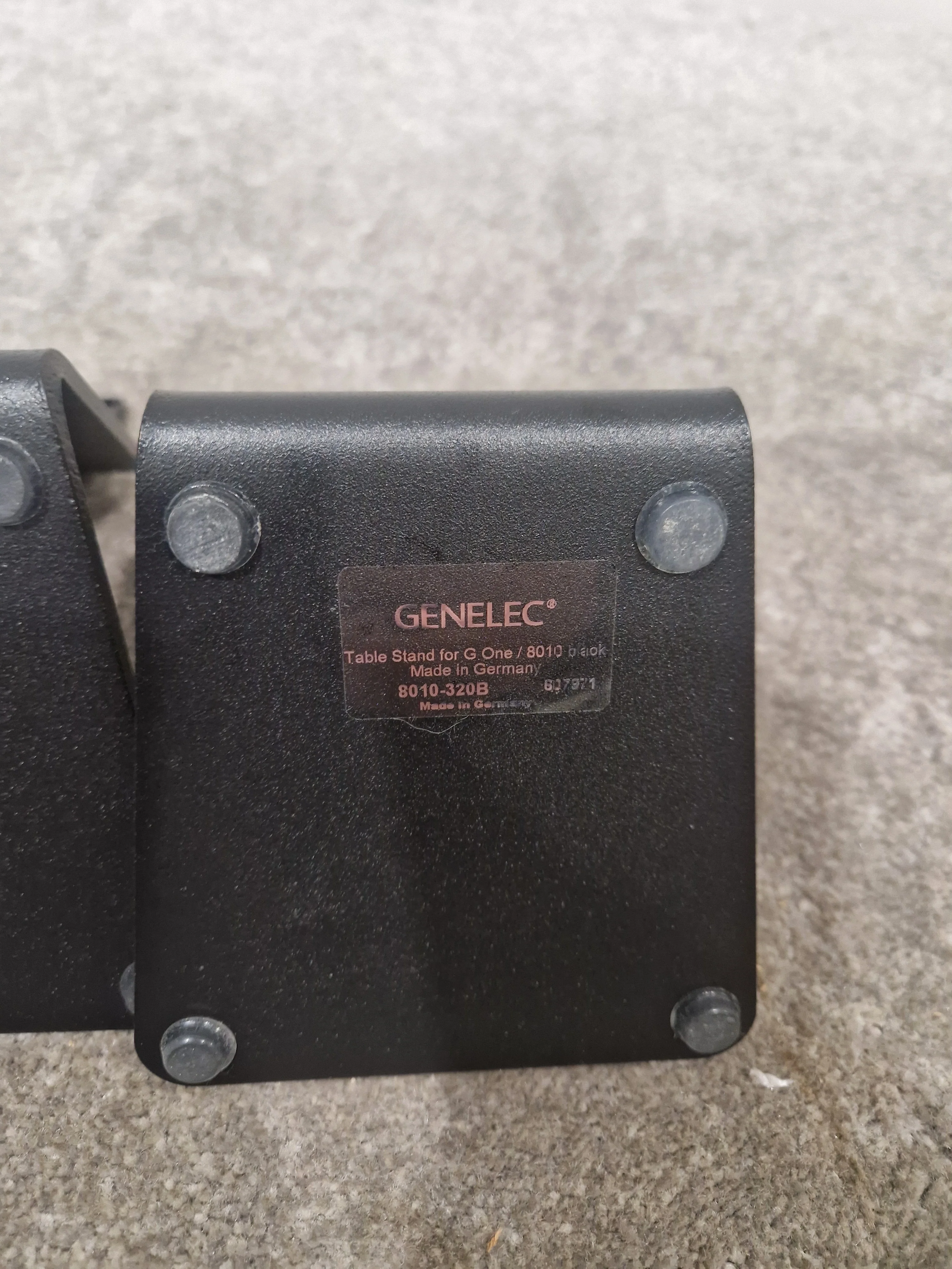 Genelec Z8010-320B Bottom Speaker Stand Part Pair - Excellent - Image 14