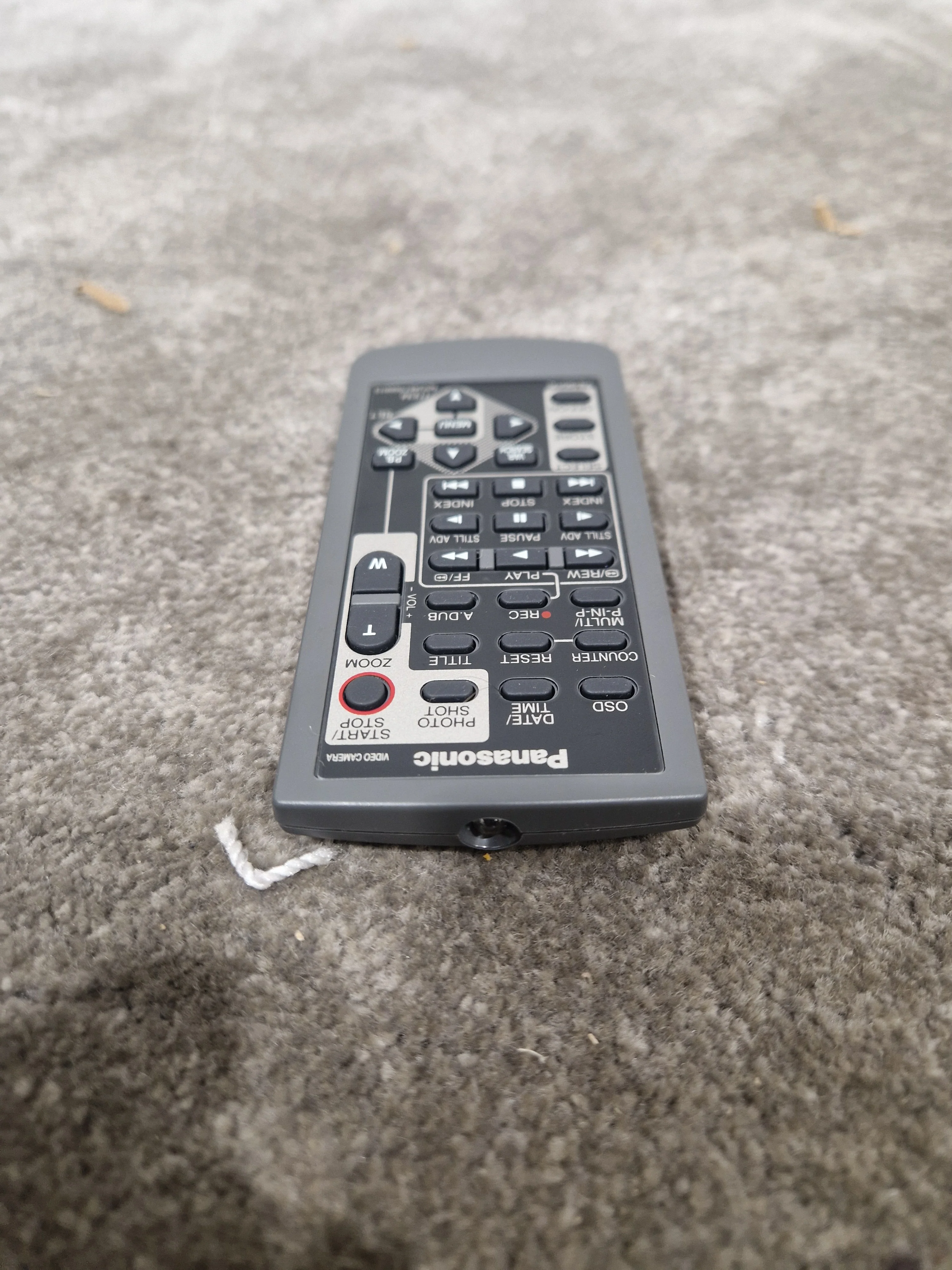 Genuine Panasonic N2QAEC000024 Video Camera Remote Control – Remote Control - Like New w/ Strap - Image 7