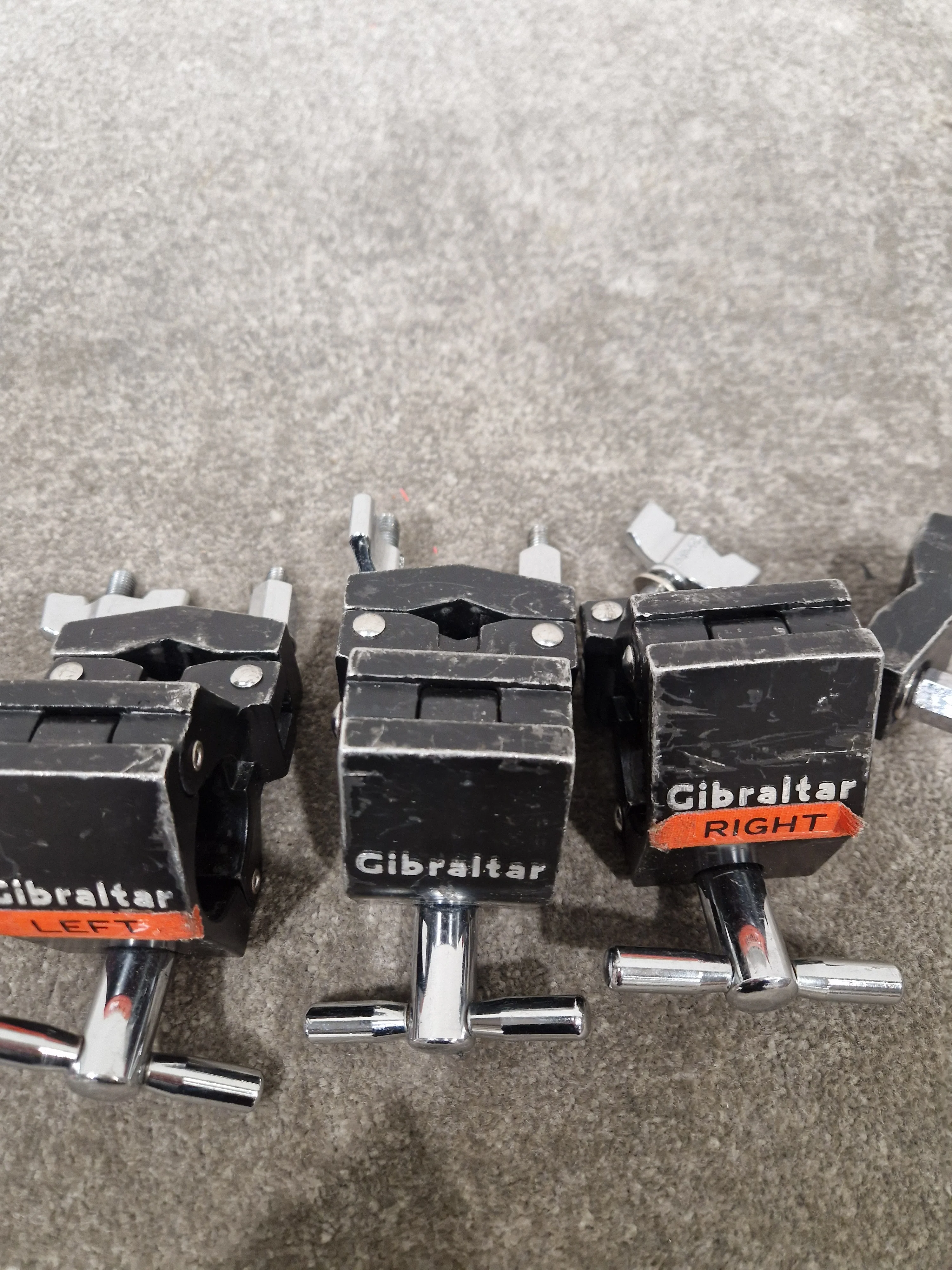 Gibralter Drum Clamps Set Of 3 – Drum Clamp - Good - Image 6