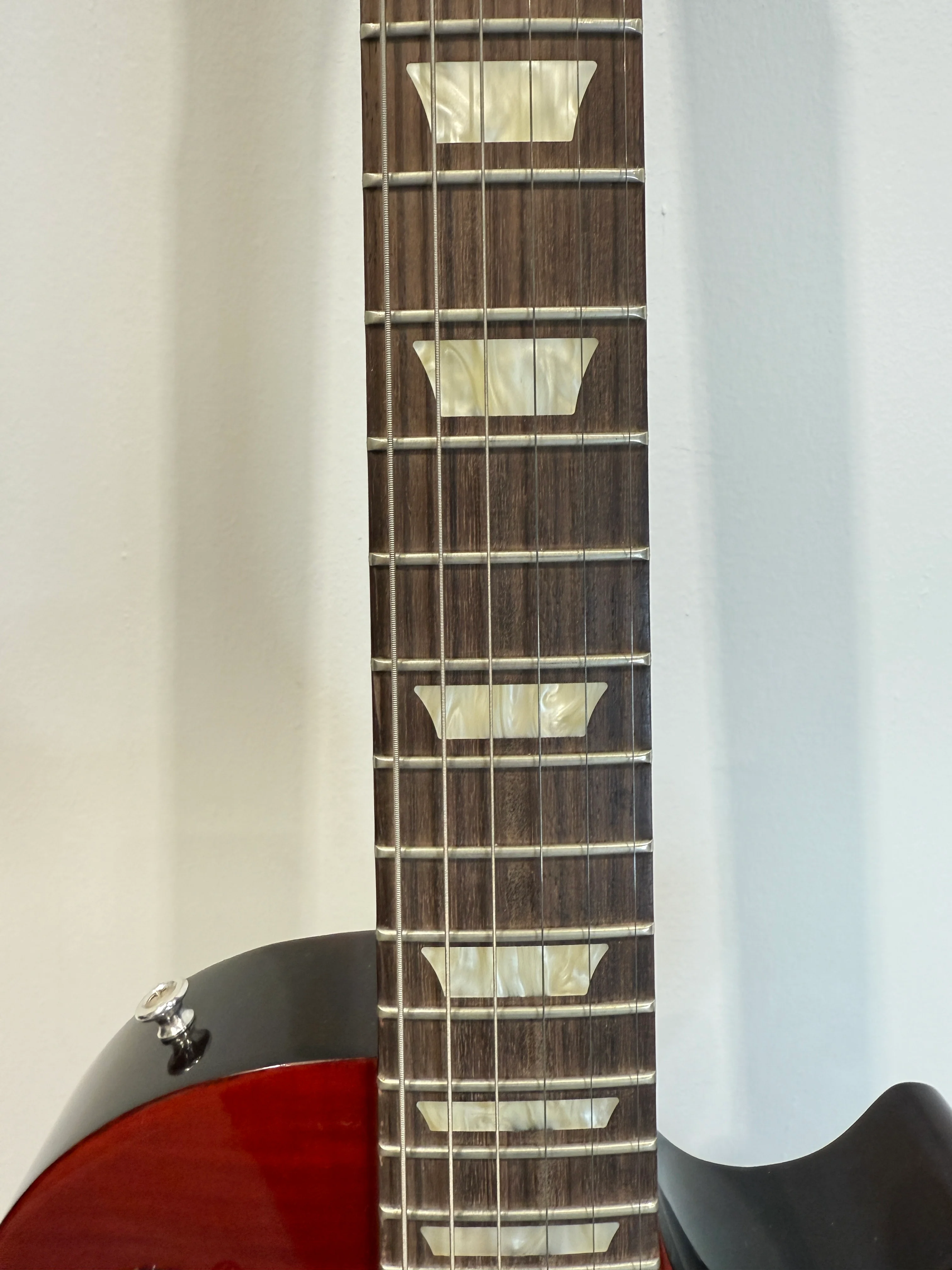 Gibson Les Paul Studio Deluxe II '60s Flame Top USA Electric Guitar - Heritage Cherry - 2013 - Heritage Cherry Finish - Excellent w/ Hard Case & Tuner - Image 13