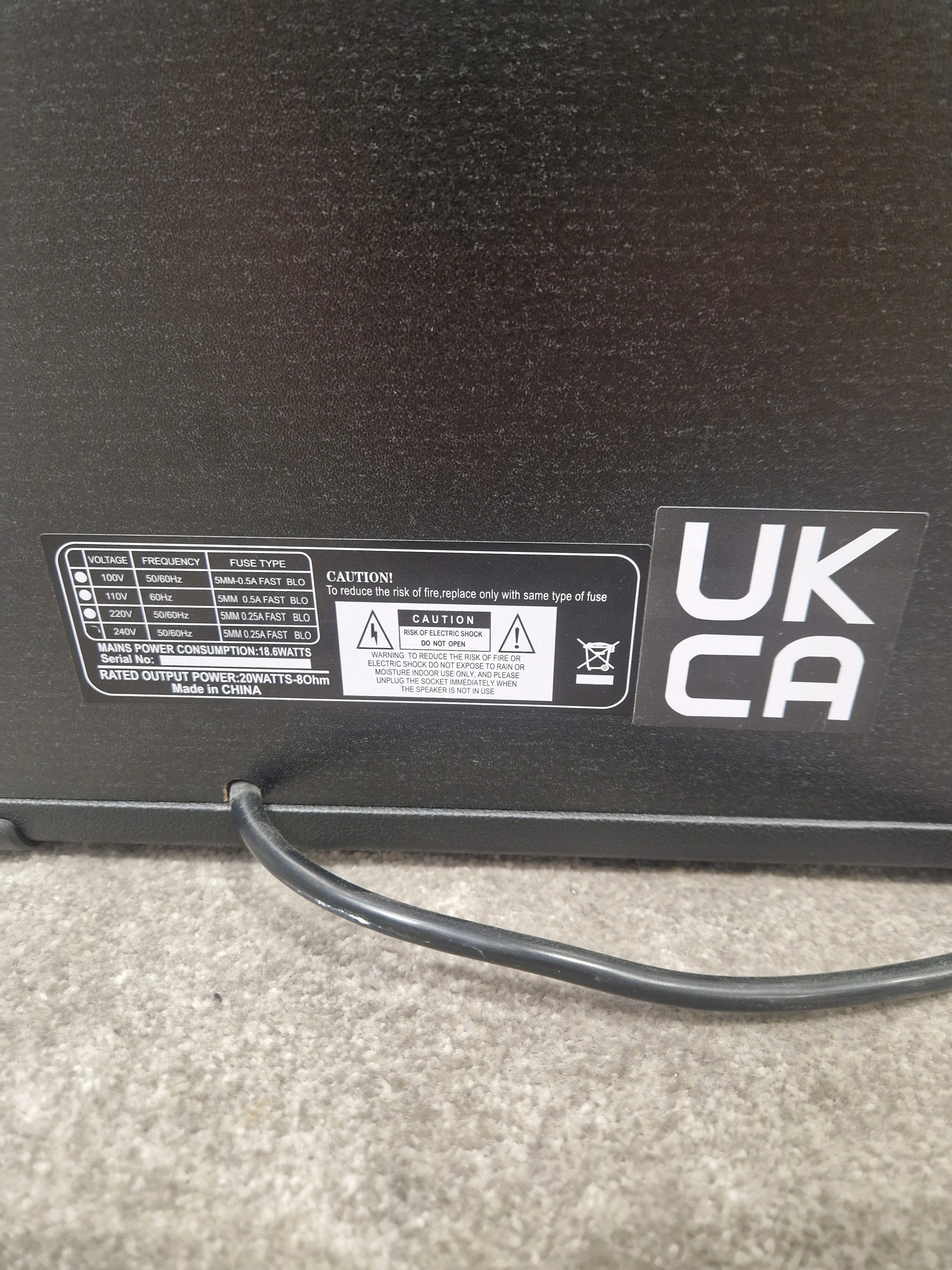 Glarry GB-20 Bass Amplifier - Compact, 20W - Excellent w/ Power Supply - Image 5