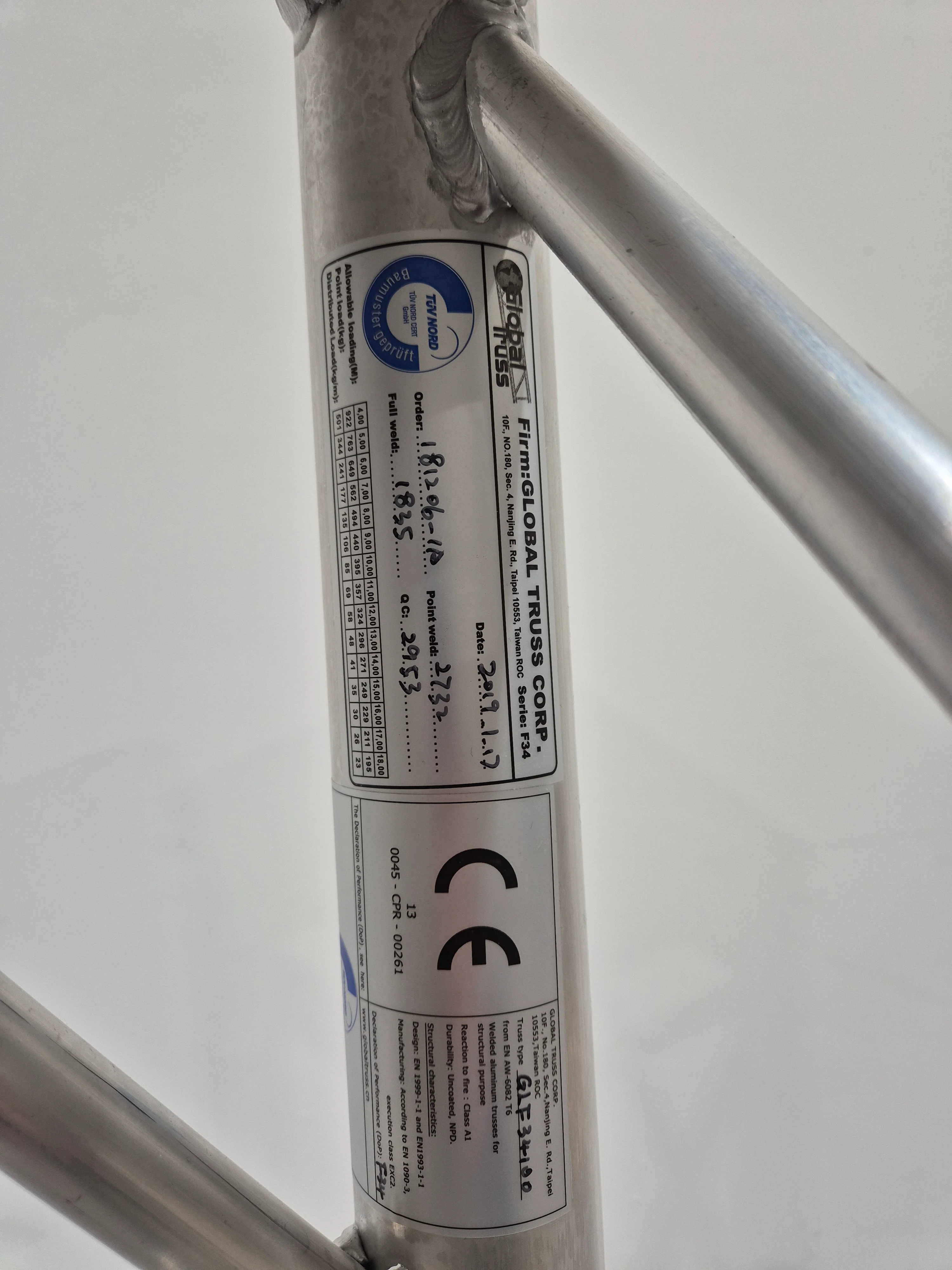 Global Truss SQ-4110 - 1m Square Aluminium Truss - Image 6