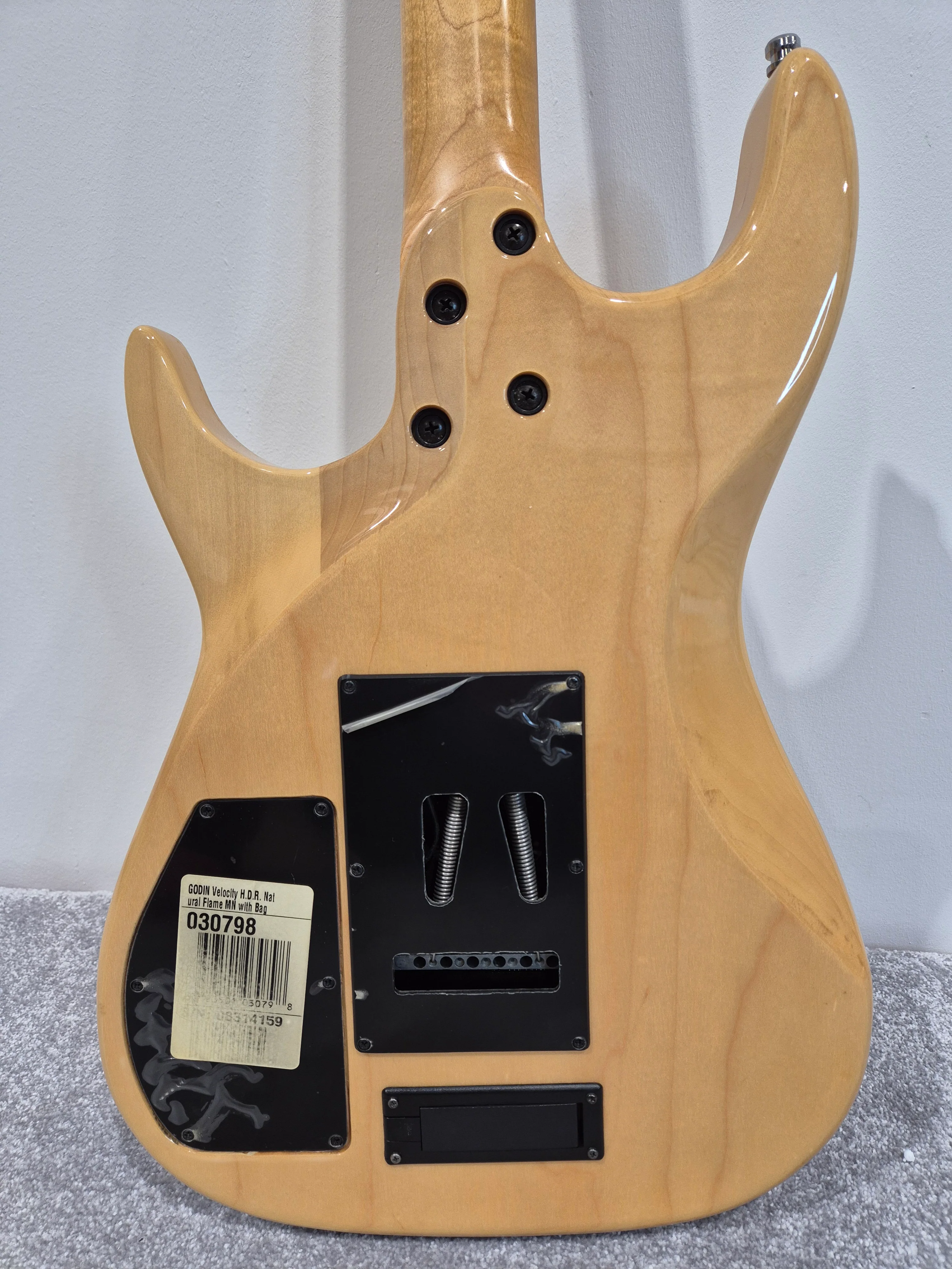 Godin Velocity Active Electric Guitar, Comes with Godin Soft Gig Bag + Tremolo Bar - Image 4