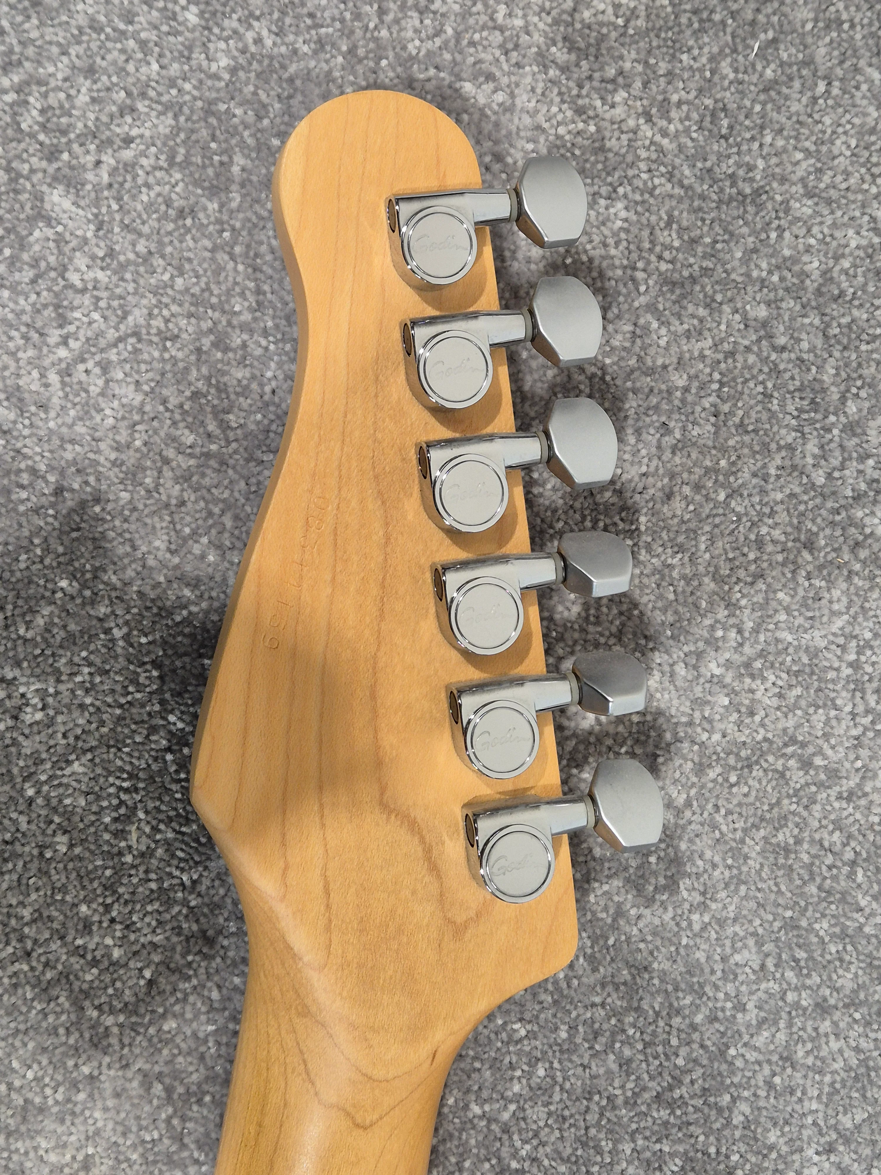 Godin Velocity Active Electric Guitar, Comes with Godin Soft Gig Bag + Tremolo Bar - Image 6