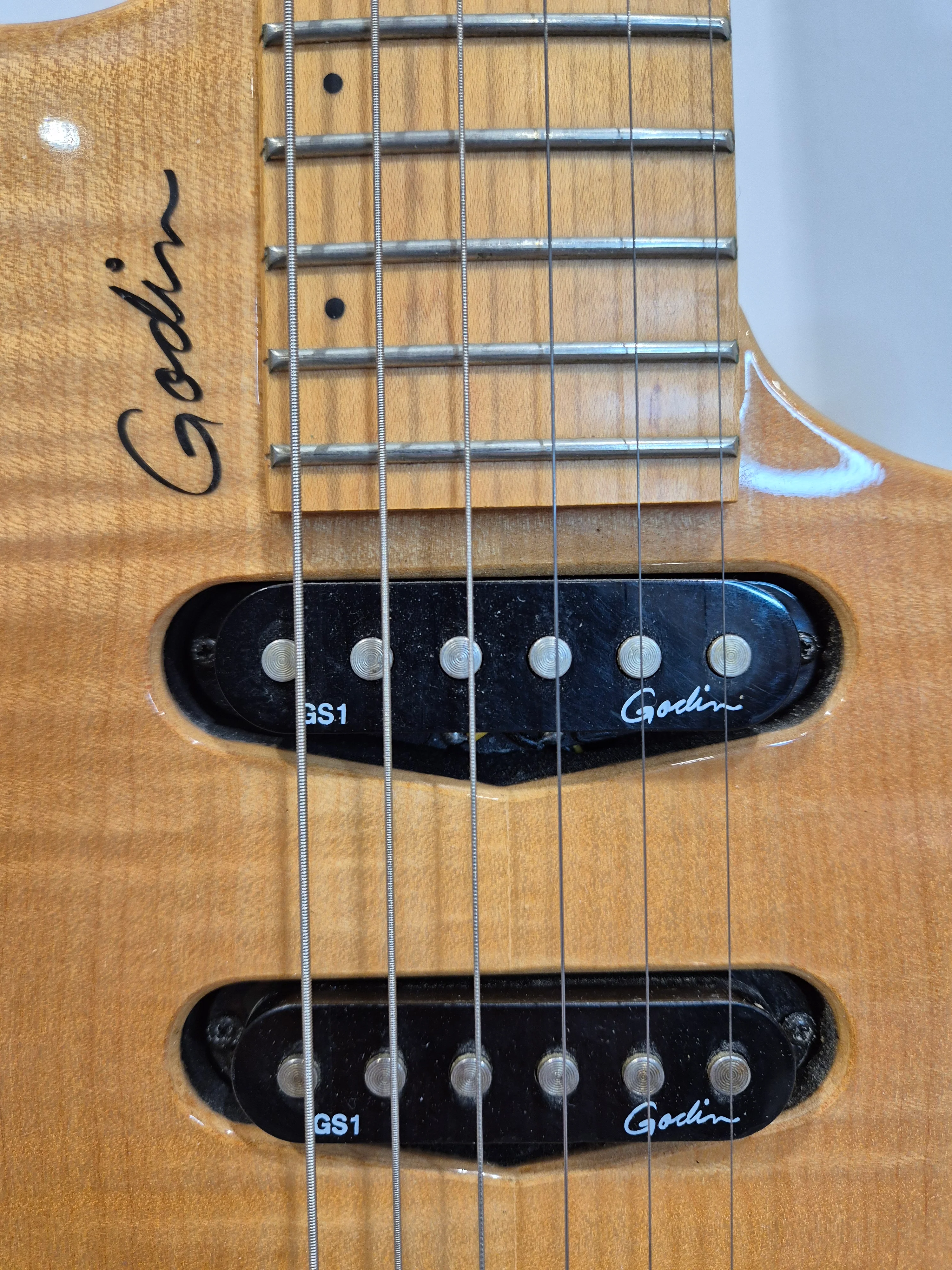 Godin Velocity Active Electric Guitar, Comes with Godin Soft Gig Bag + Tremolo Bar - Image 8